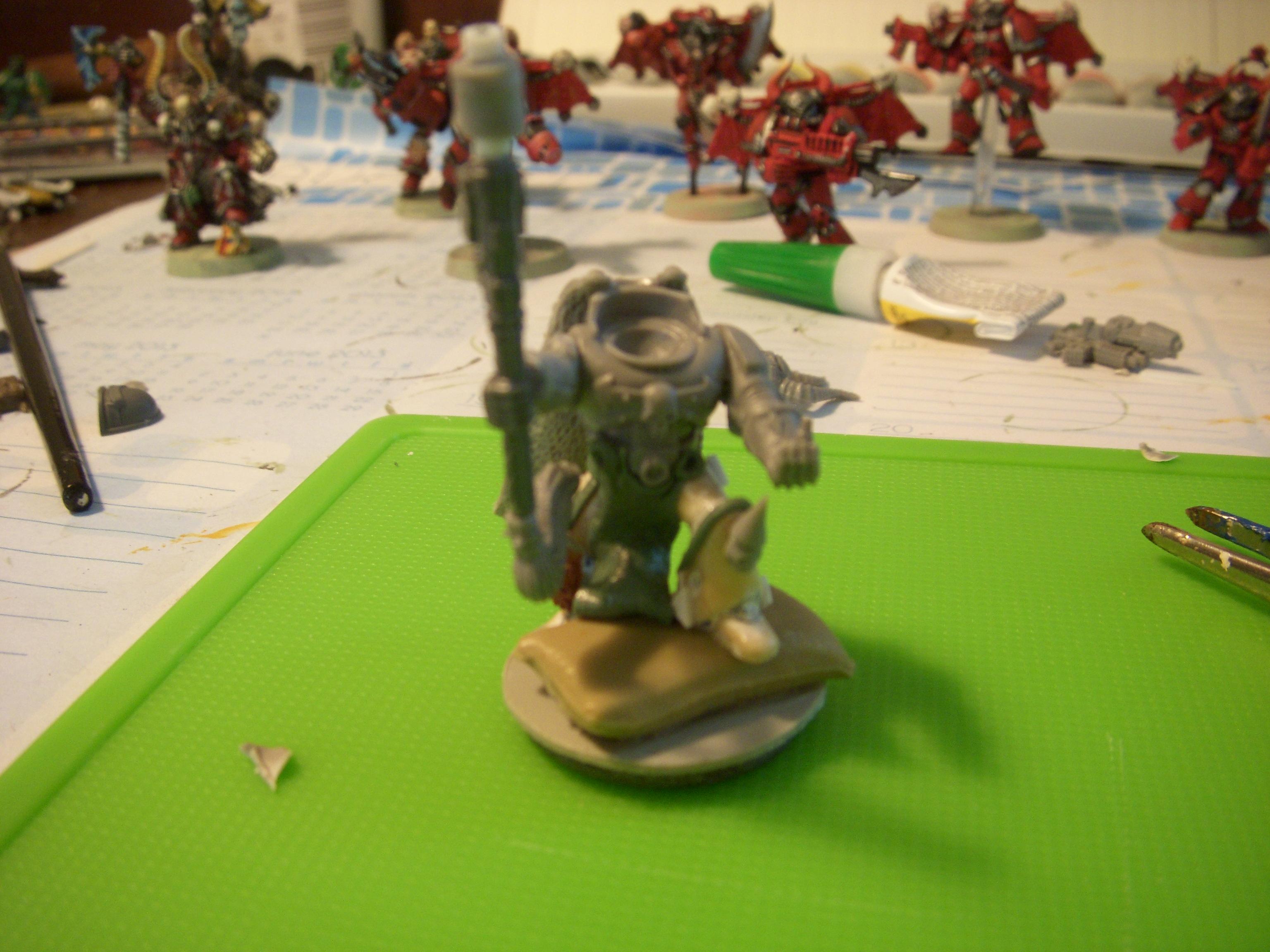 Chaos, Chaos Space Marines, Dark Apostle, Word Bearers, Work In Progress
