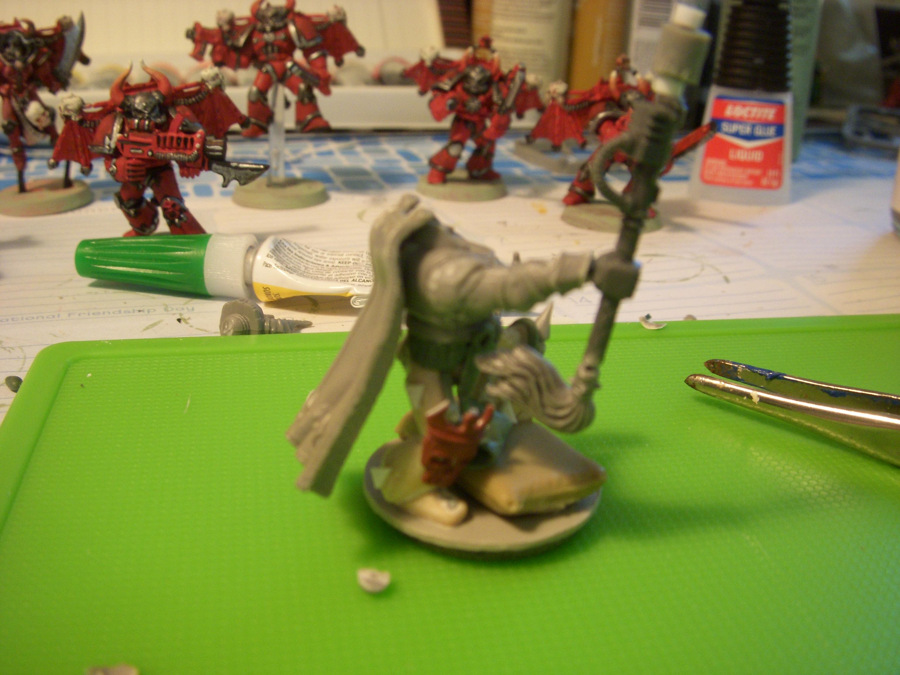 Chaos, Chaos Space Marines, Dark Apostle, Word Bearers, Work In Progress