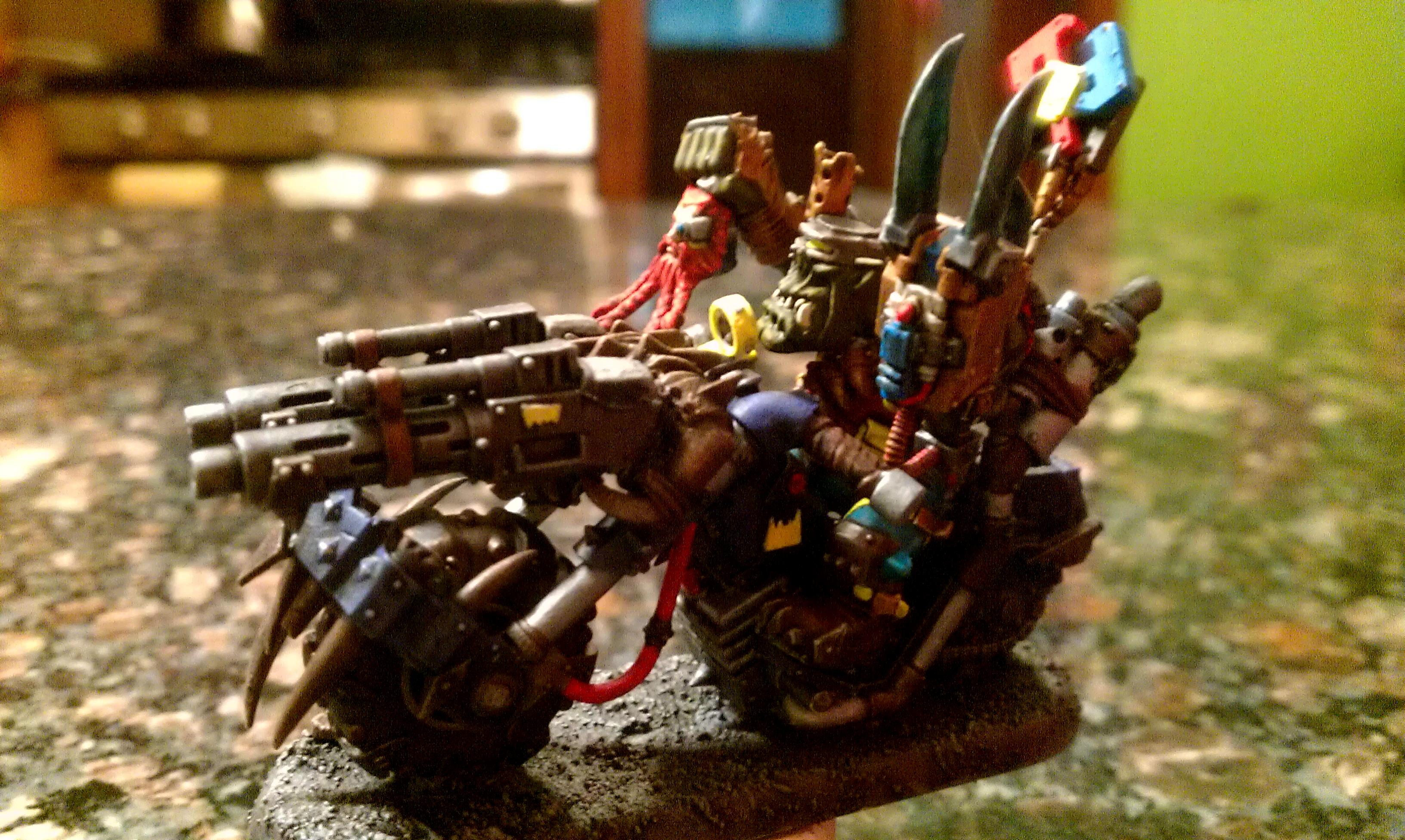 Orks, Warbike, Nob Warbiker