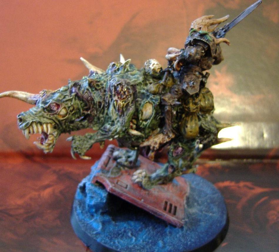 Chaos Lord, Death Guard, Nurgle, Palanquin