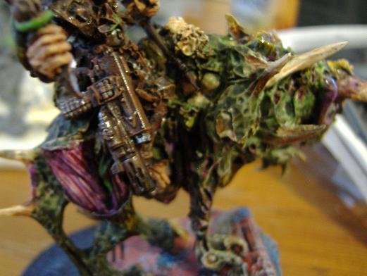 Chaos Lord, Death Guard, Nurgle, Palanquin