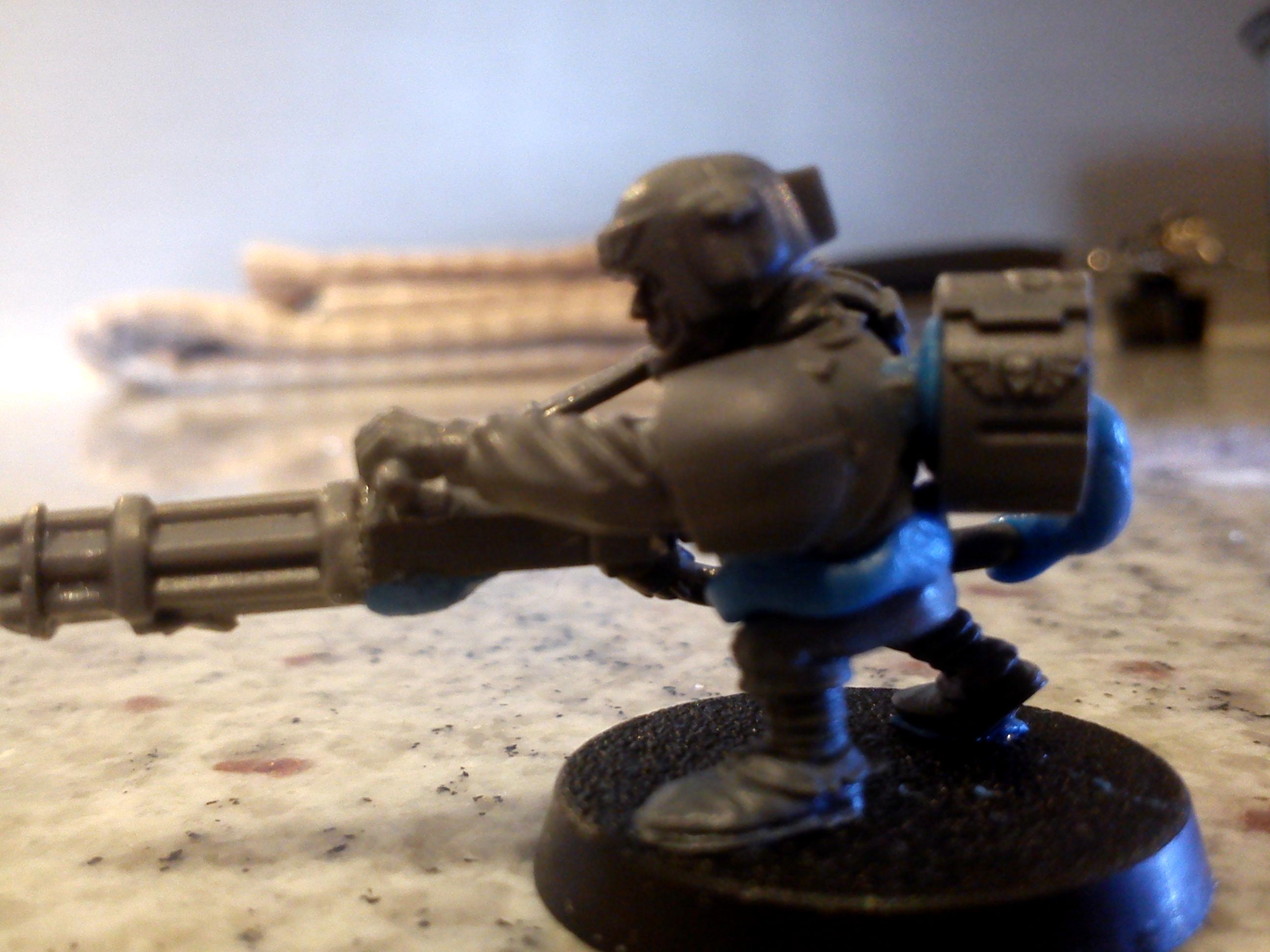 Chaingun, Custom, Gattling Gun, Imperial Guard, Ratling, Warhammer 40,000