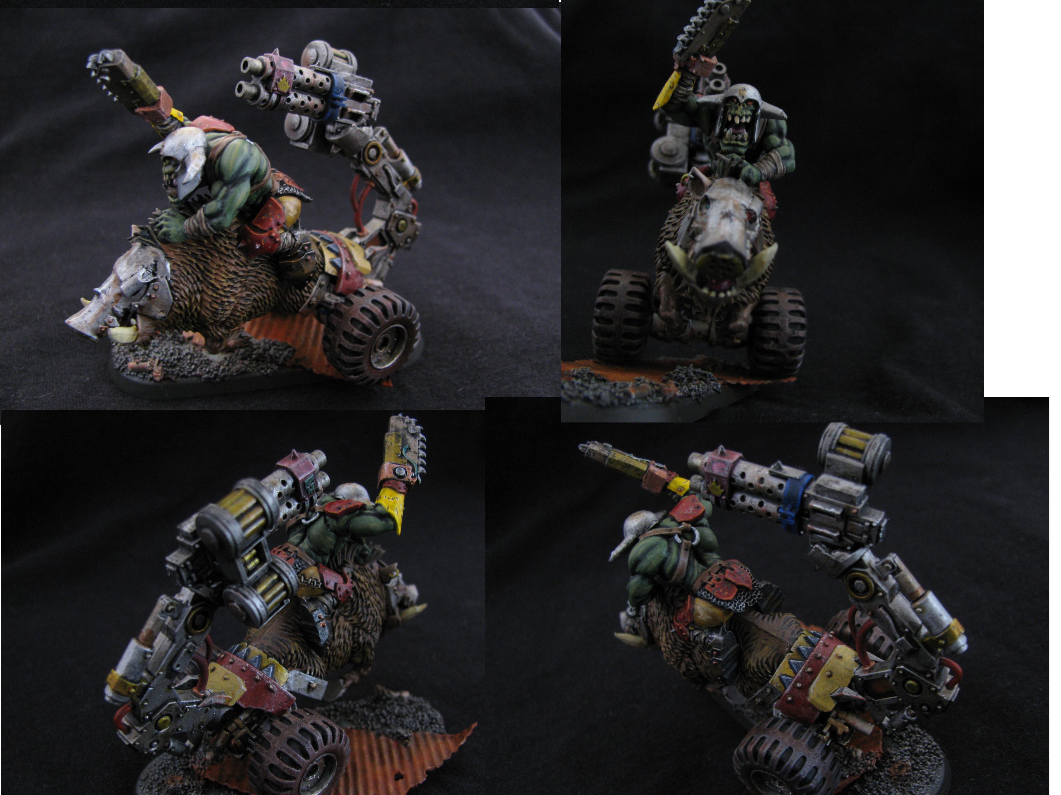 Conversion, Cyboar, Cyborks, Orks, Warhammer 40,000