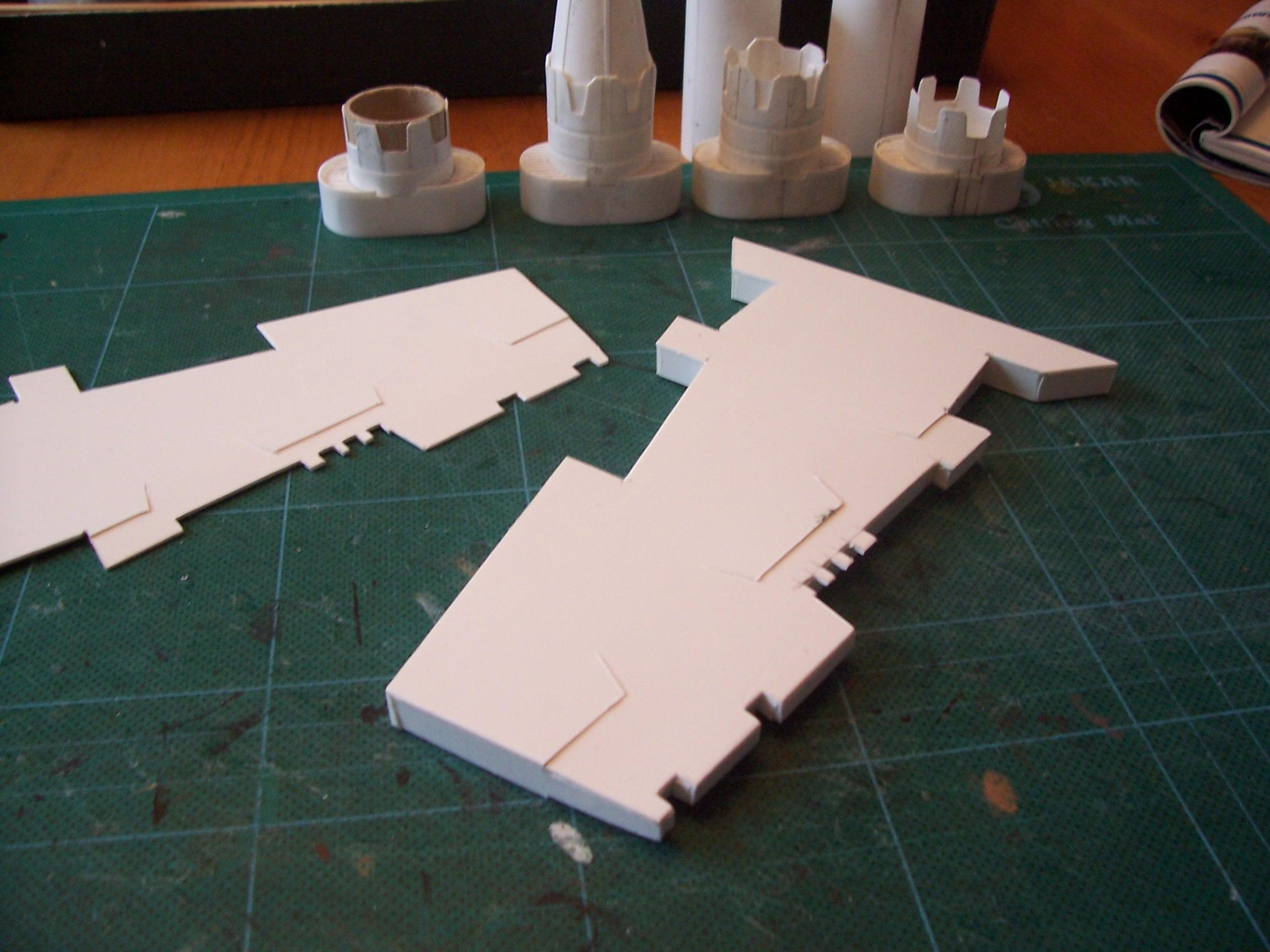 Gunship, Plasticard, Scratch Build, Thunderhawk, Work In Progress