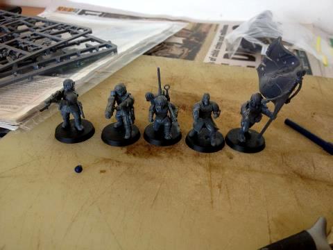 Imperial Guard, Platoon Command Squad, Work In Progress
