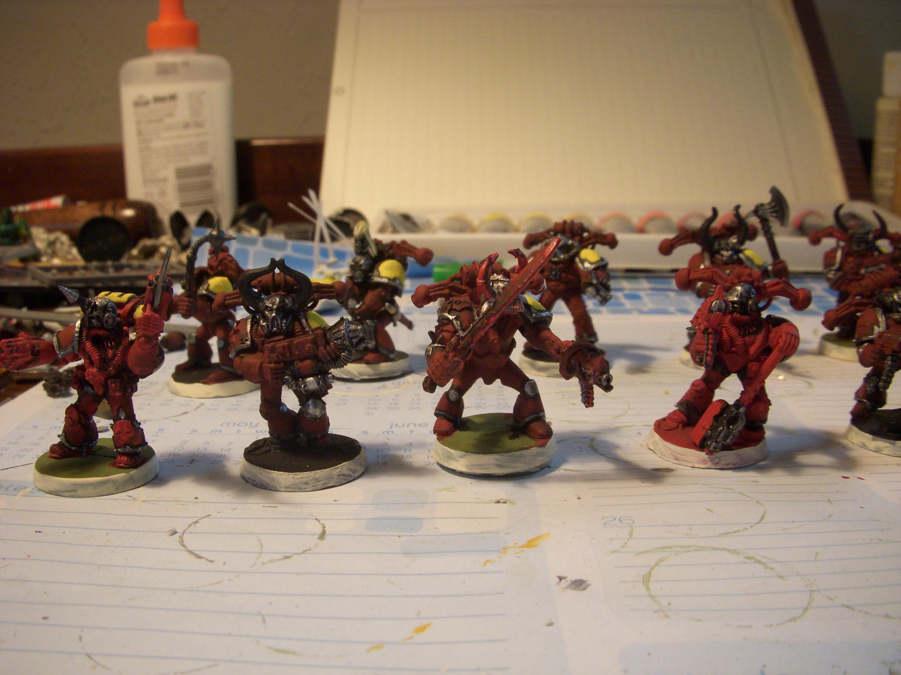 Chaos, Chaos Chosen, Chaos Space Marines, Word Bearers, Work In Progress