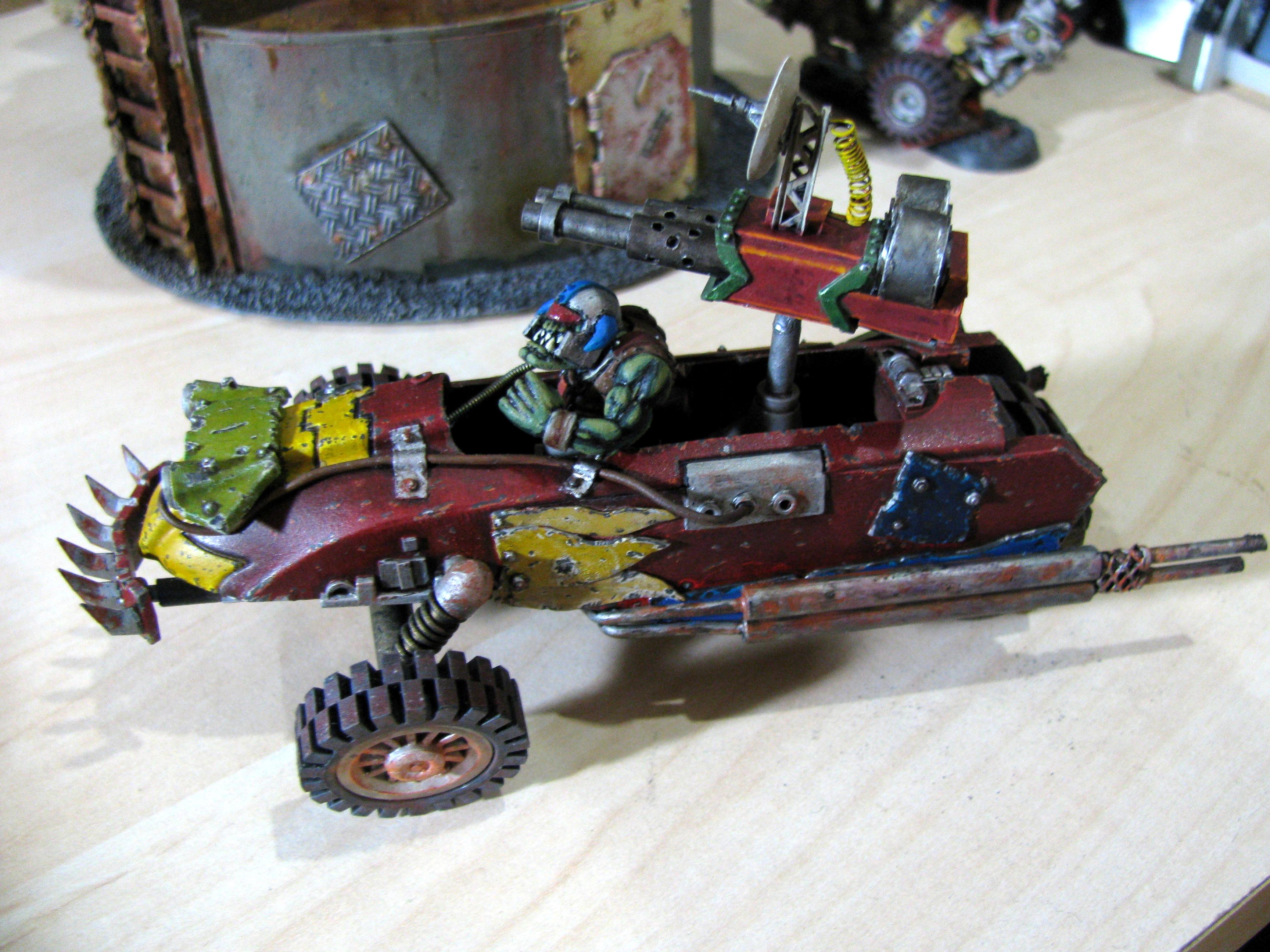 Buggy, Conversion, Cyborks, Orks, Warhammer 40,000