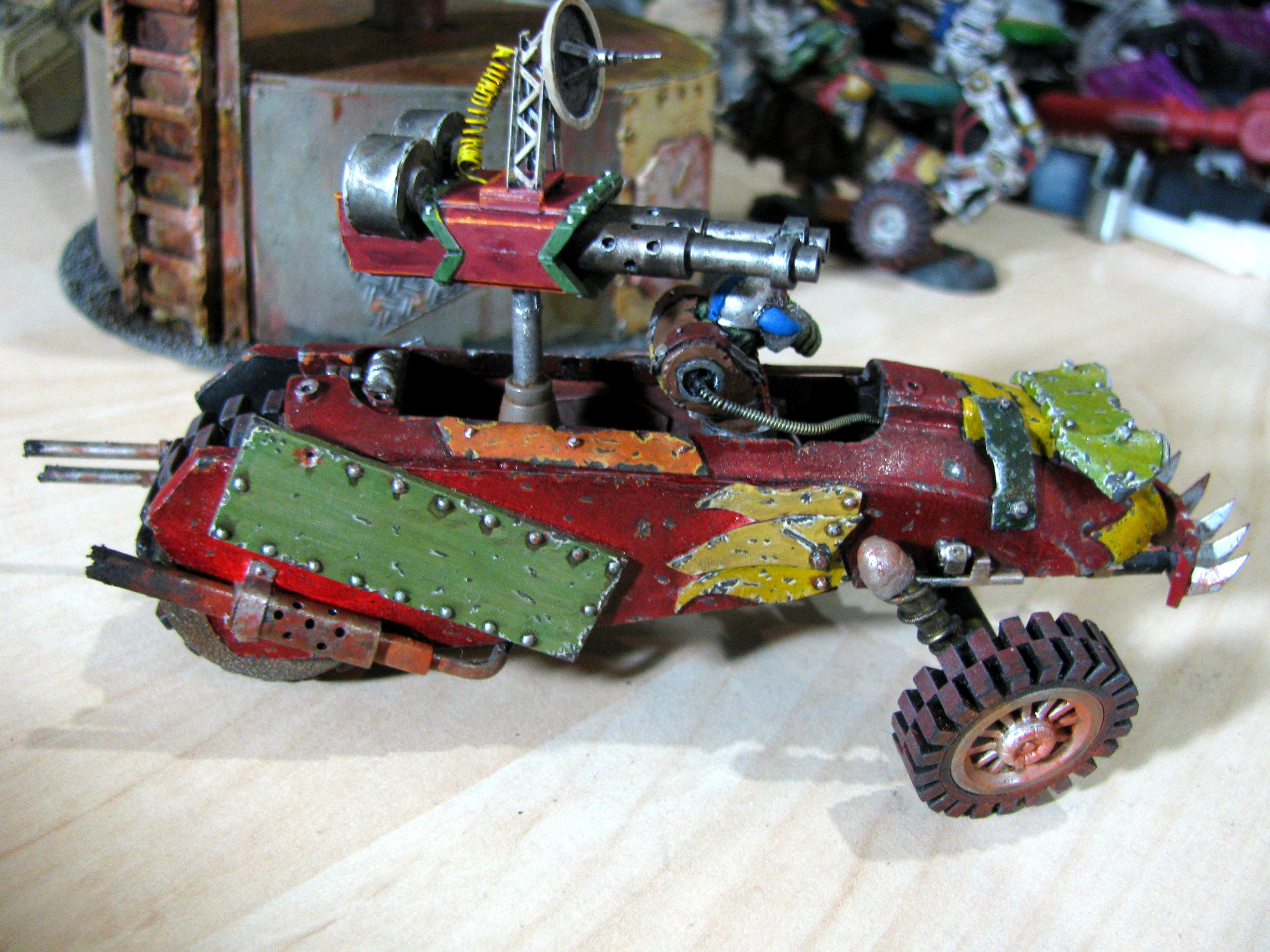 Buggy, Conversion, Cyborks, Orks, Warhammer 40,000