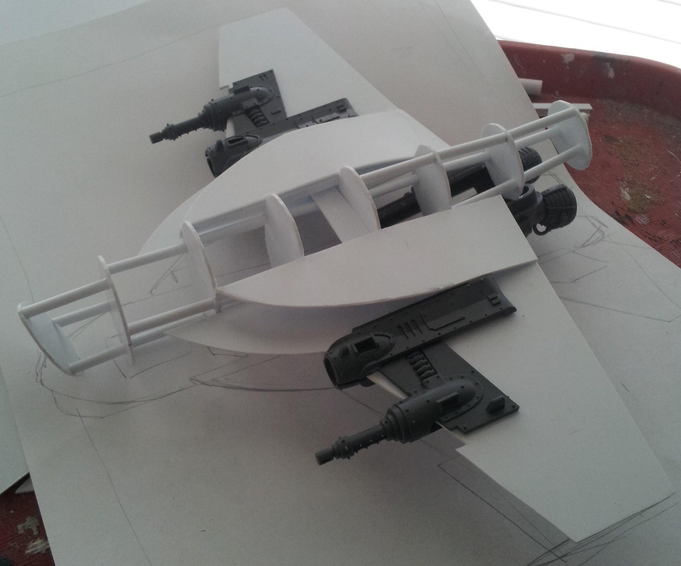 Dakka Dakka, Dakkajet, F18, Hornet, Jet, Orks, Rhino, Work In Progress