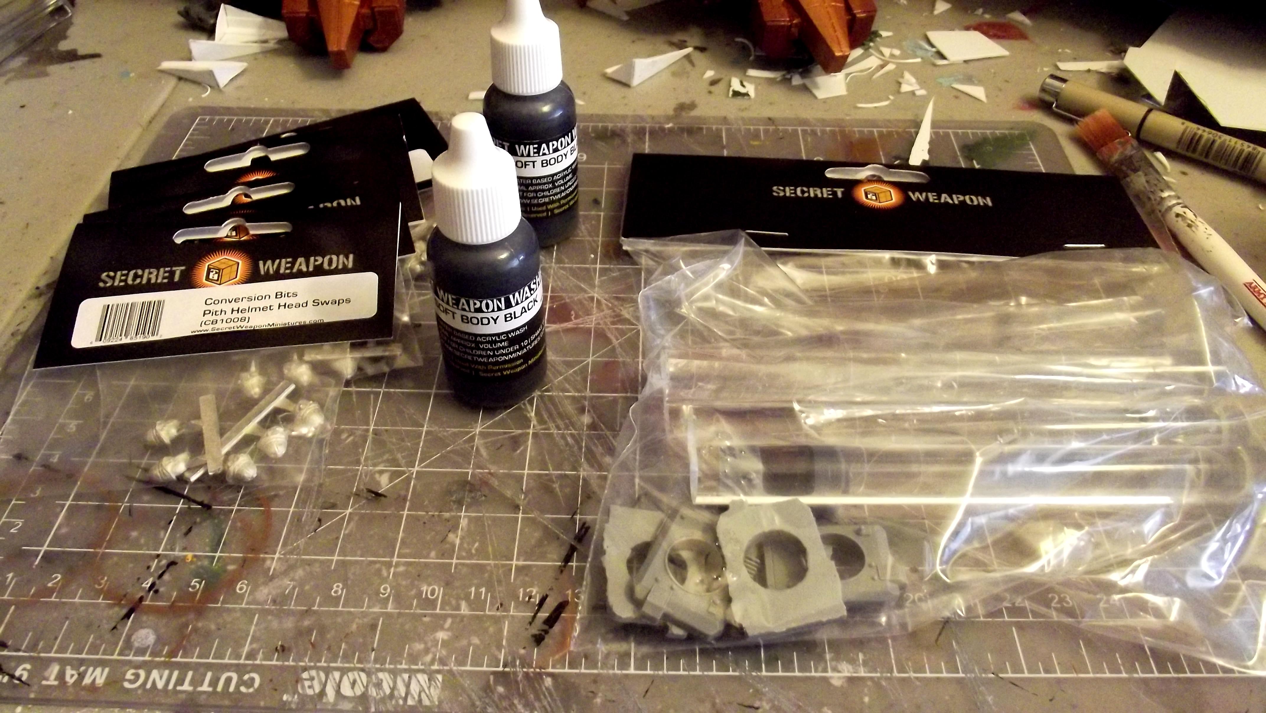 Secret Weapon, Supplies, Work In Progress