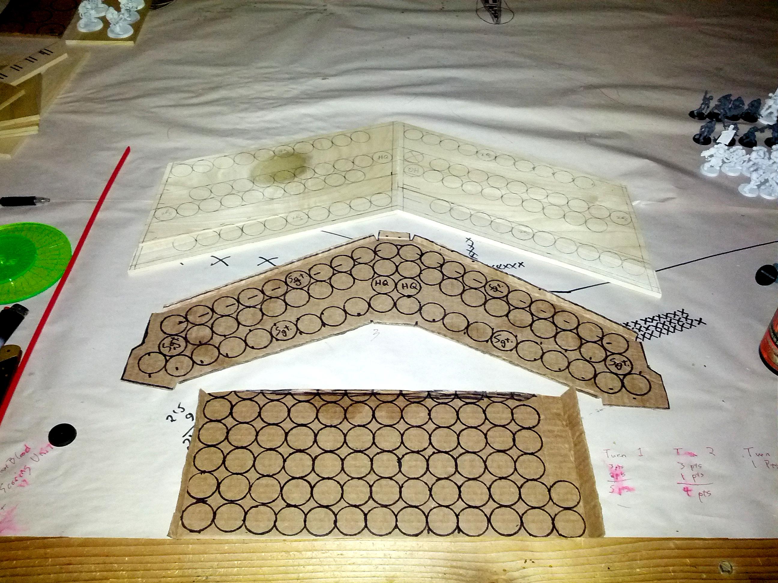 Movement Tray, Phalanx, Shooting Tray, Unit Tray