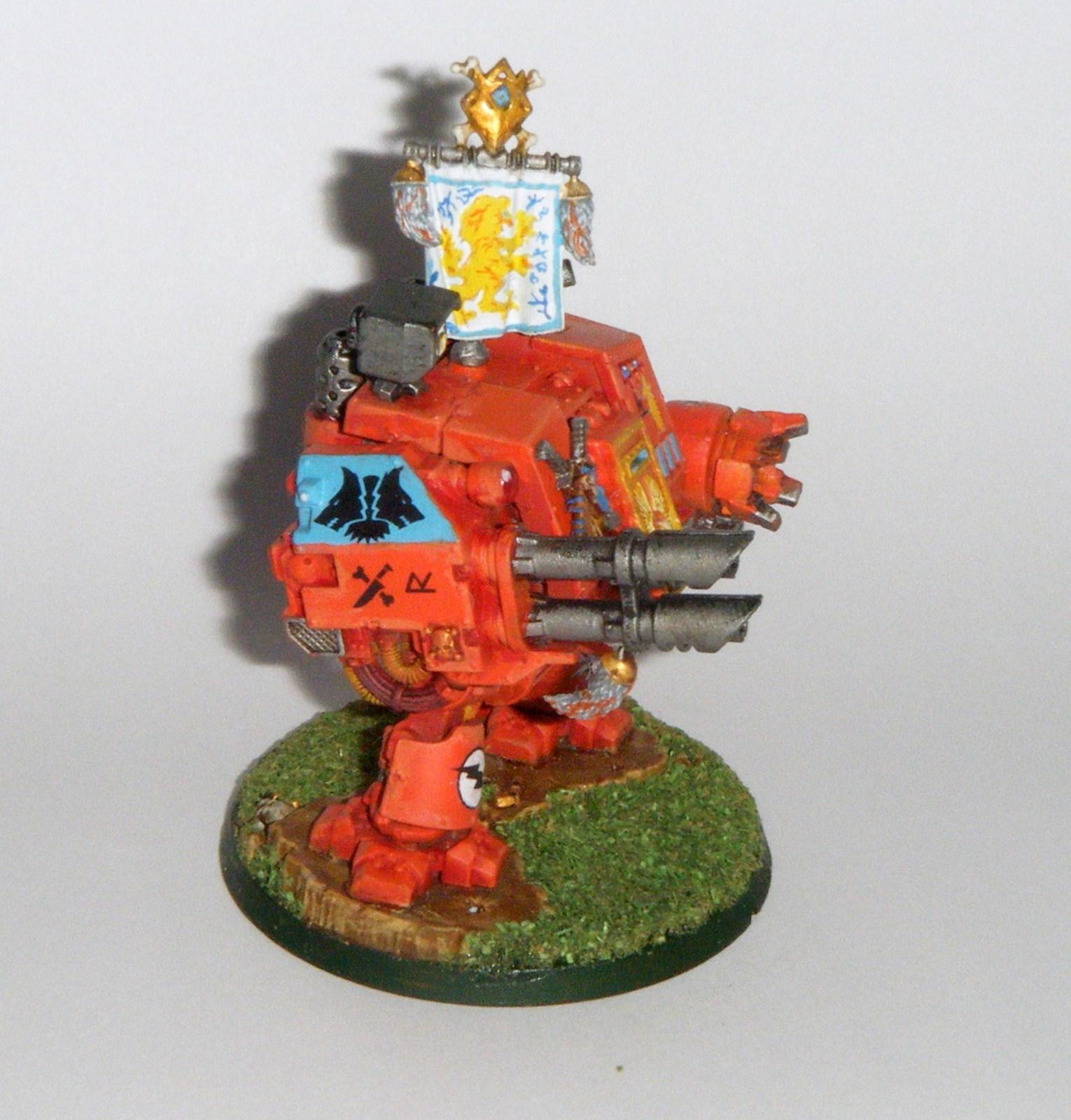 Dreadnought, Electric Wolves, Lascannon, Red