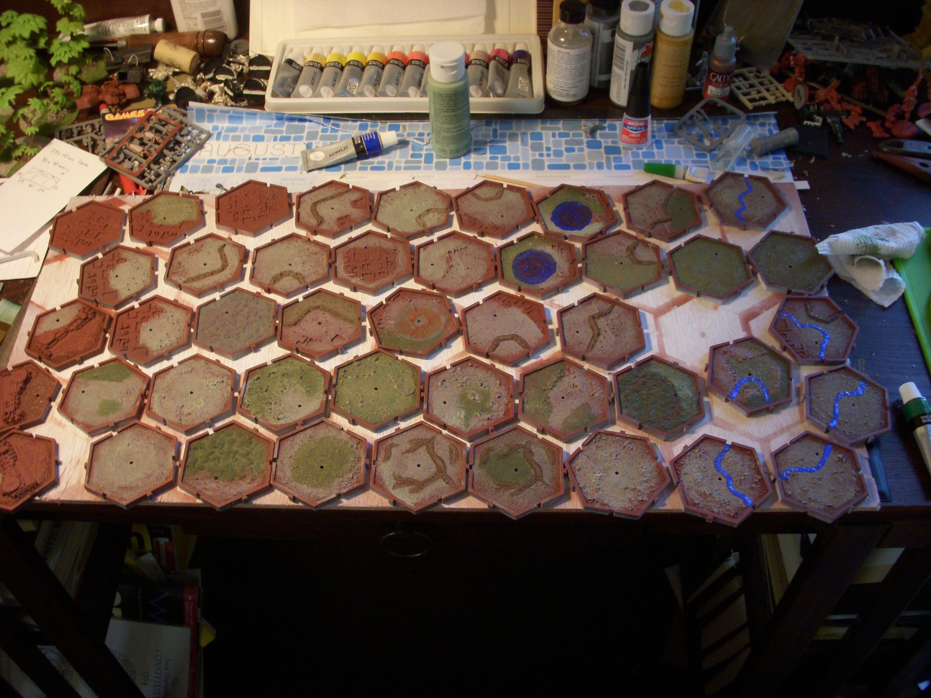 Planetary Empires, Side One: Agri-world tiles