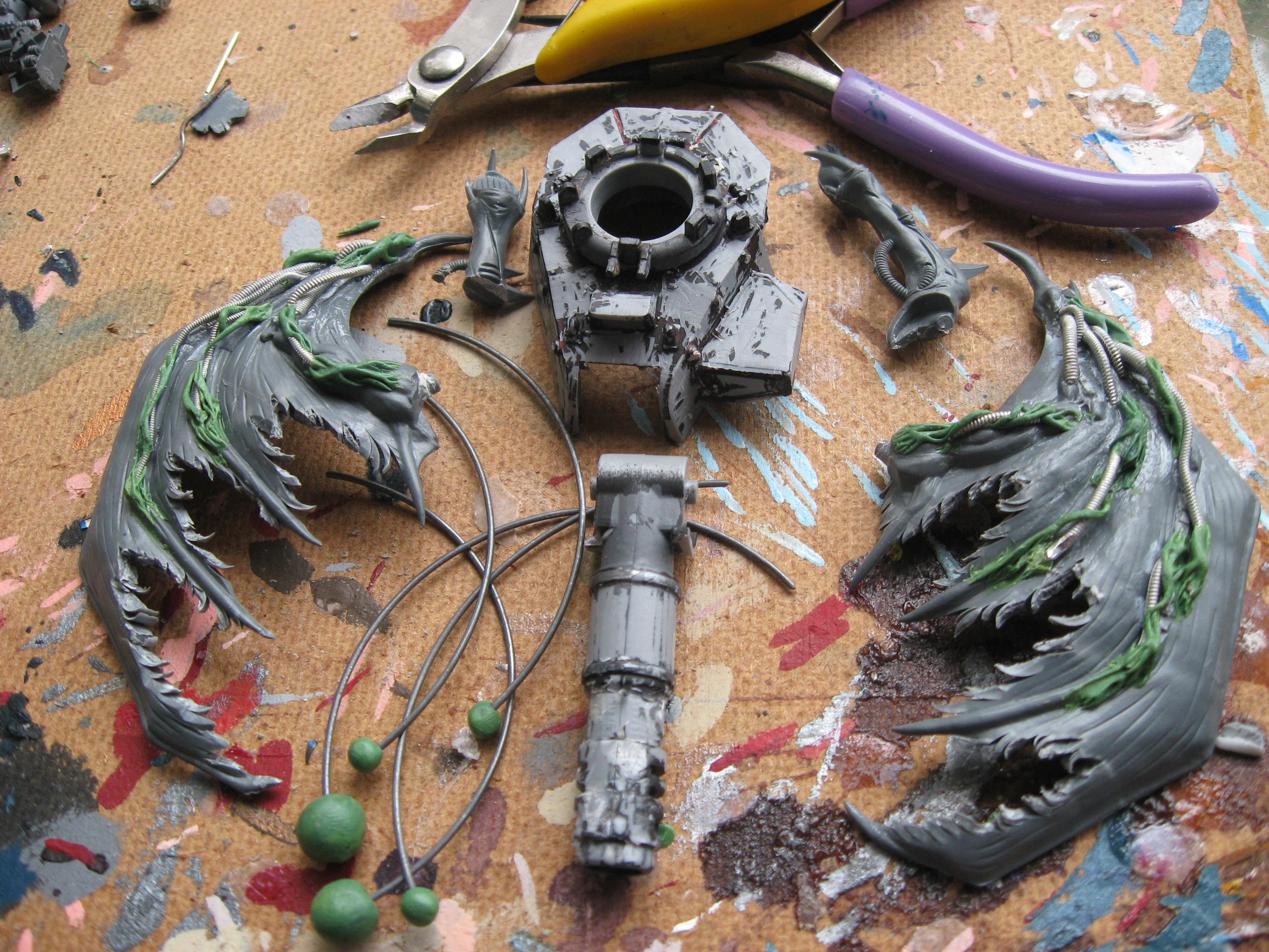 Chaos Daemons, Conversion, Daemon Prince, Daemons, Harrowed, Tzeentch, Winged