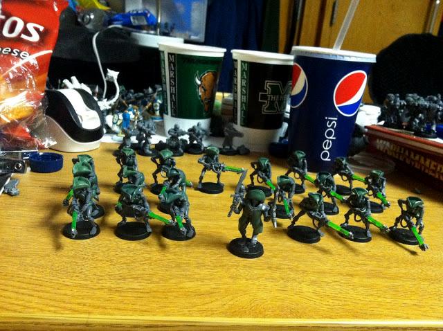 Necrons, Pirate, first two squads of pirates