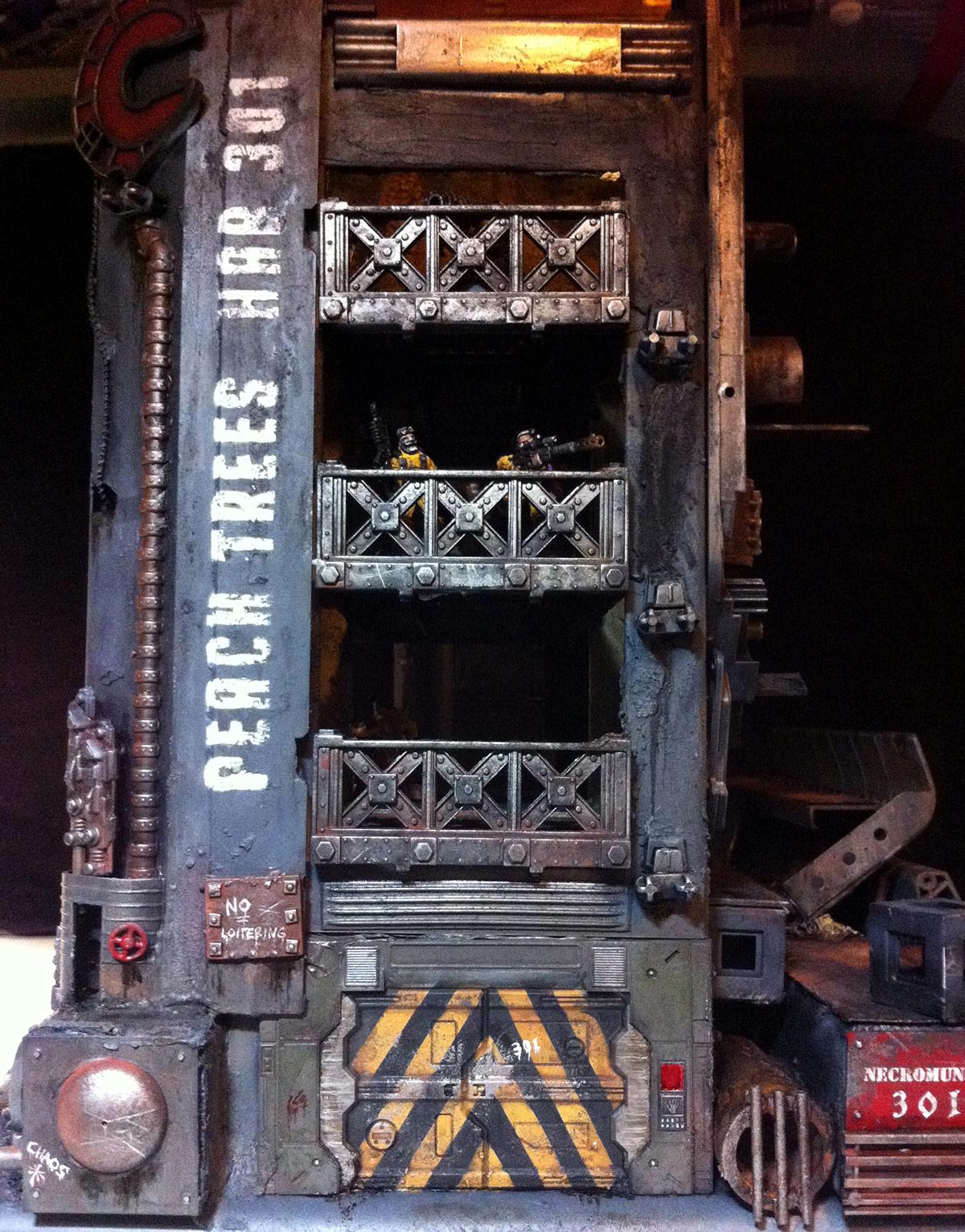 Buildings, City, Derelict, Hab, Judge Dredd, Necromunda, Rust, Scratch Build, Terrain, Warhammer 40,000