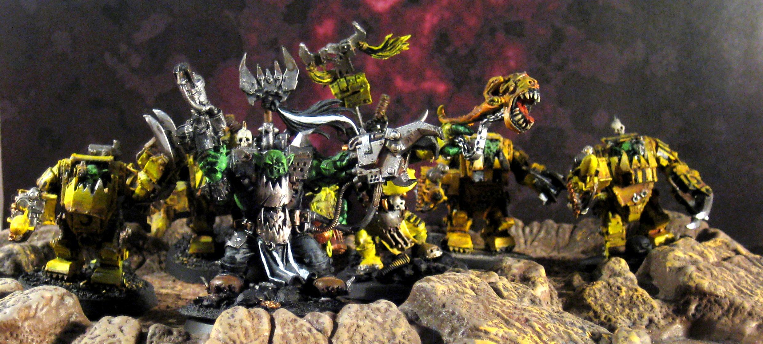 Bad Moons, Conversion, Meganobz, Orks, Warboss