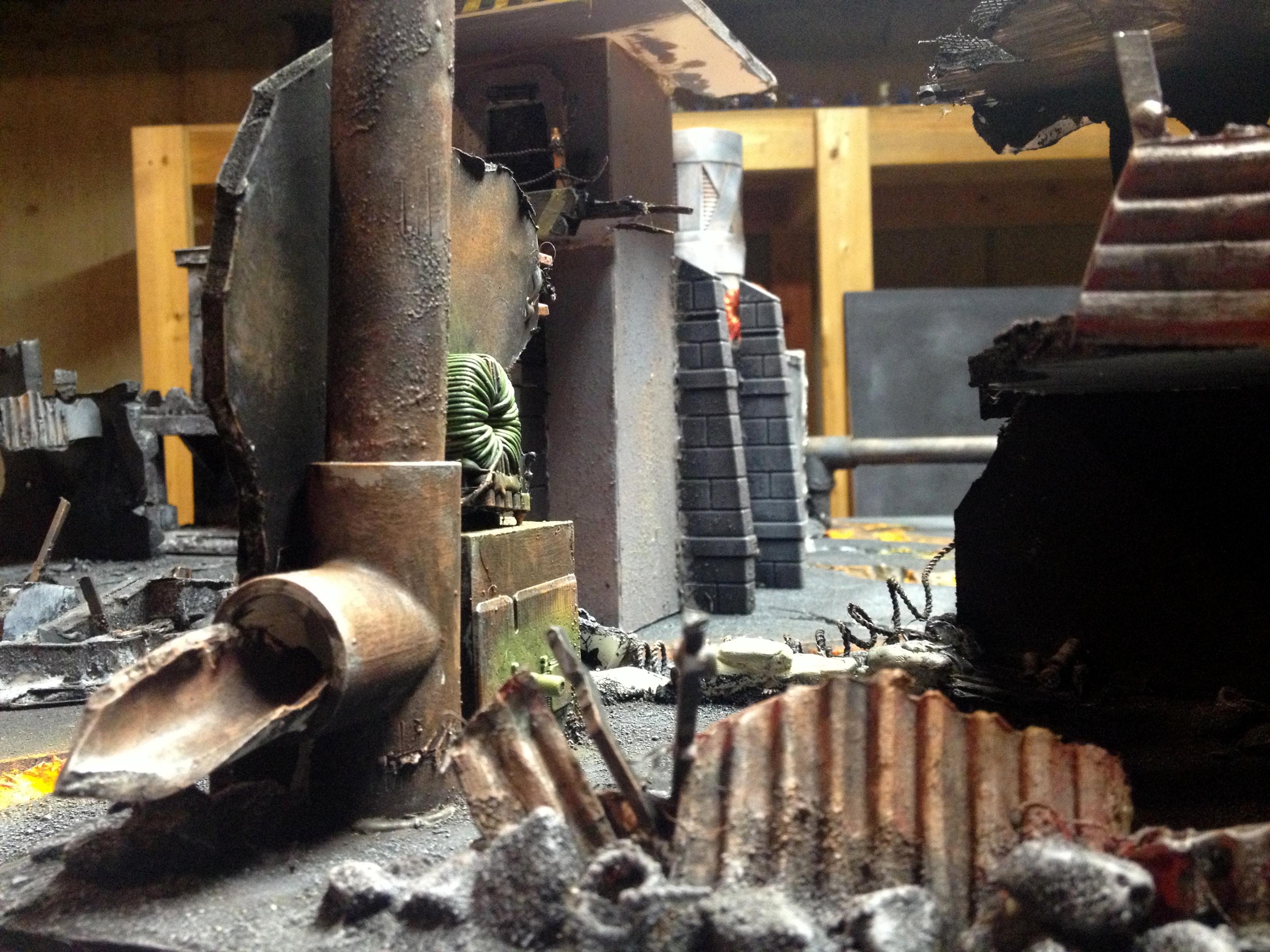 Board, Buildings, Cities Of Death, City, Imperial Guard, Lava, Terrain
