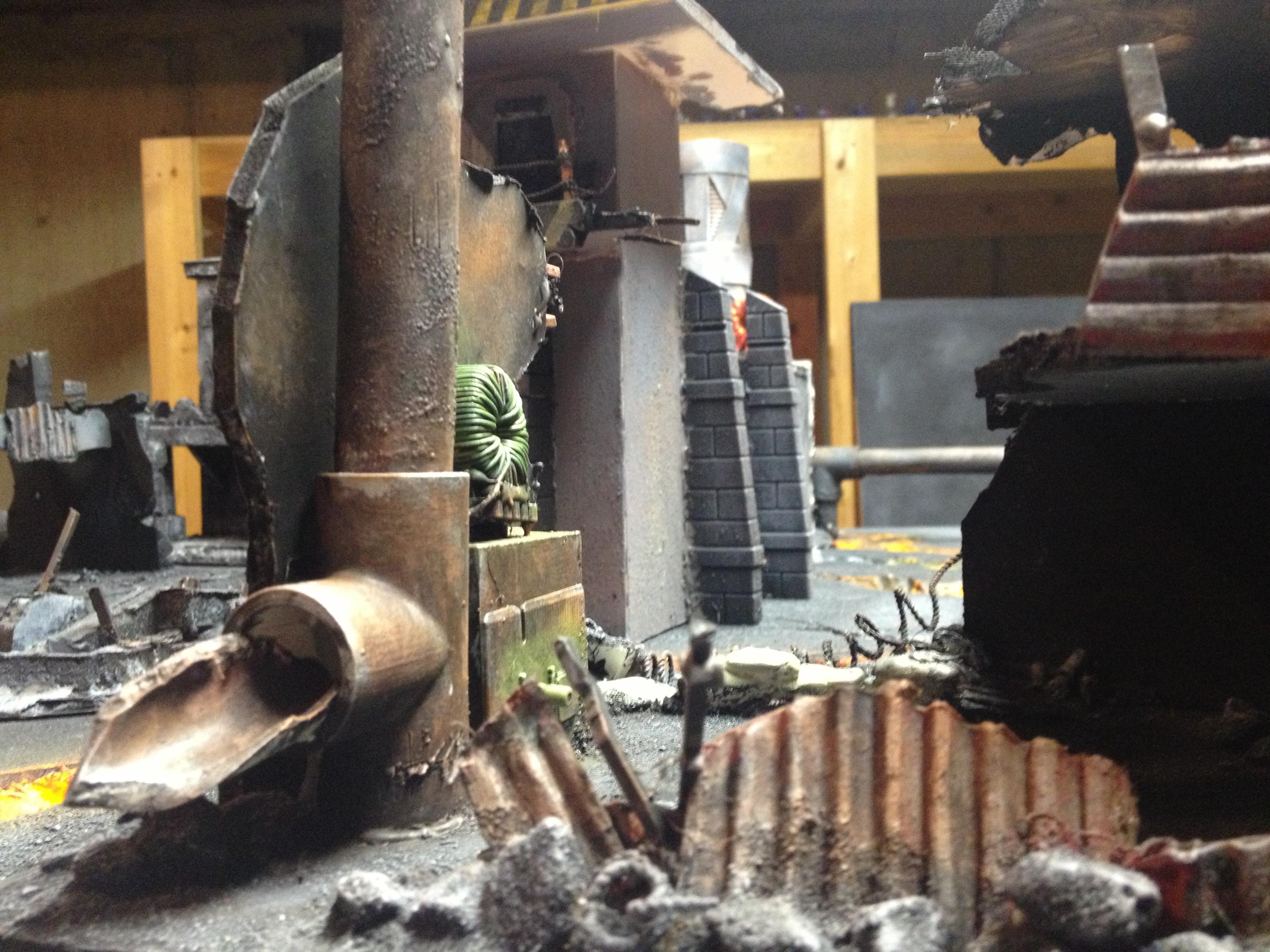 Board, Buildings, Cities Of Death, City, Imperial Guard, Lava, Terrain