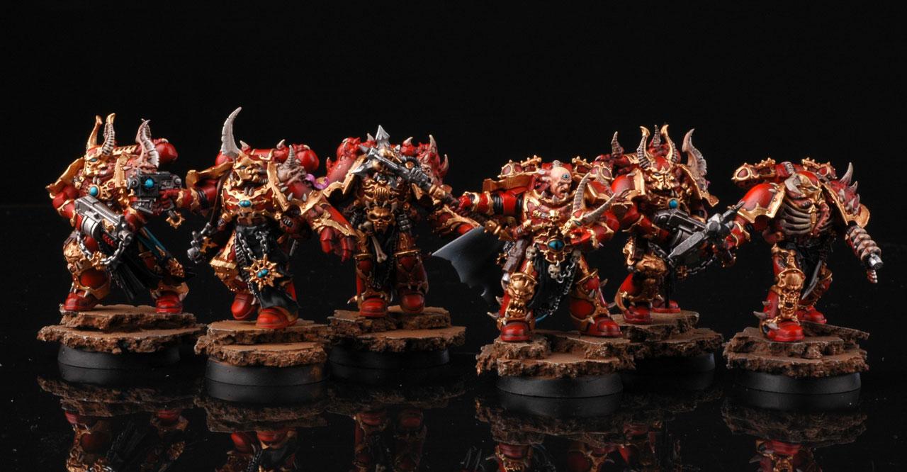 Buypainted, Chaos Space Marines, Crimson Slaughte, Dark Vengeance
