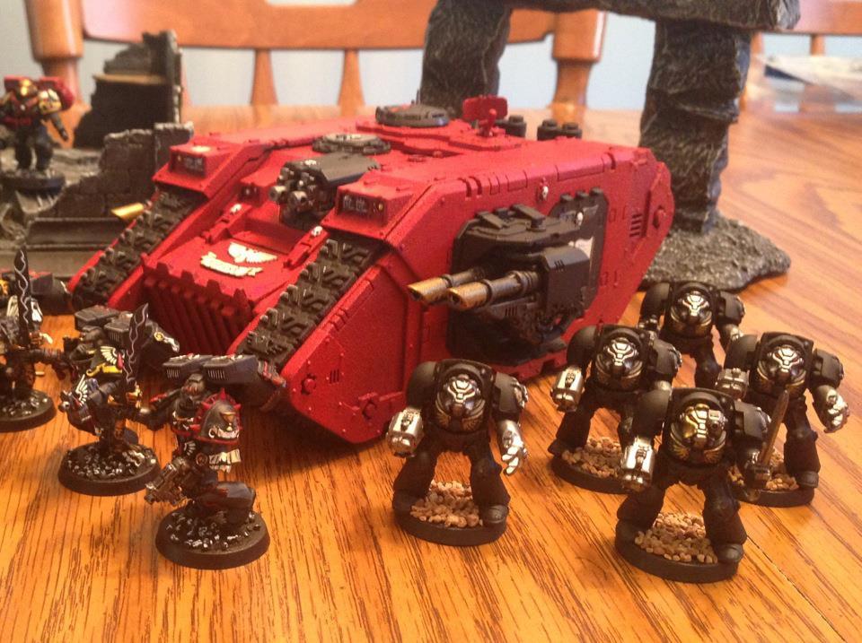 Land Raider and Terminators