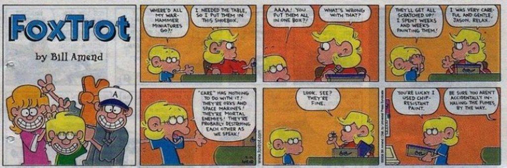 Foxtrot, Humor, Space Marines