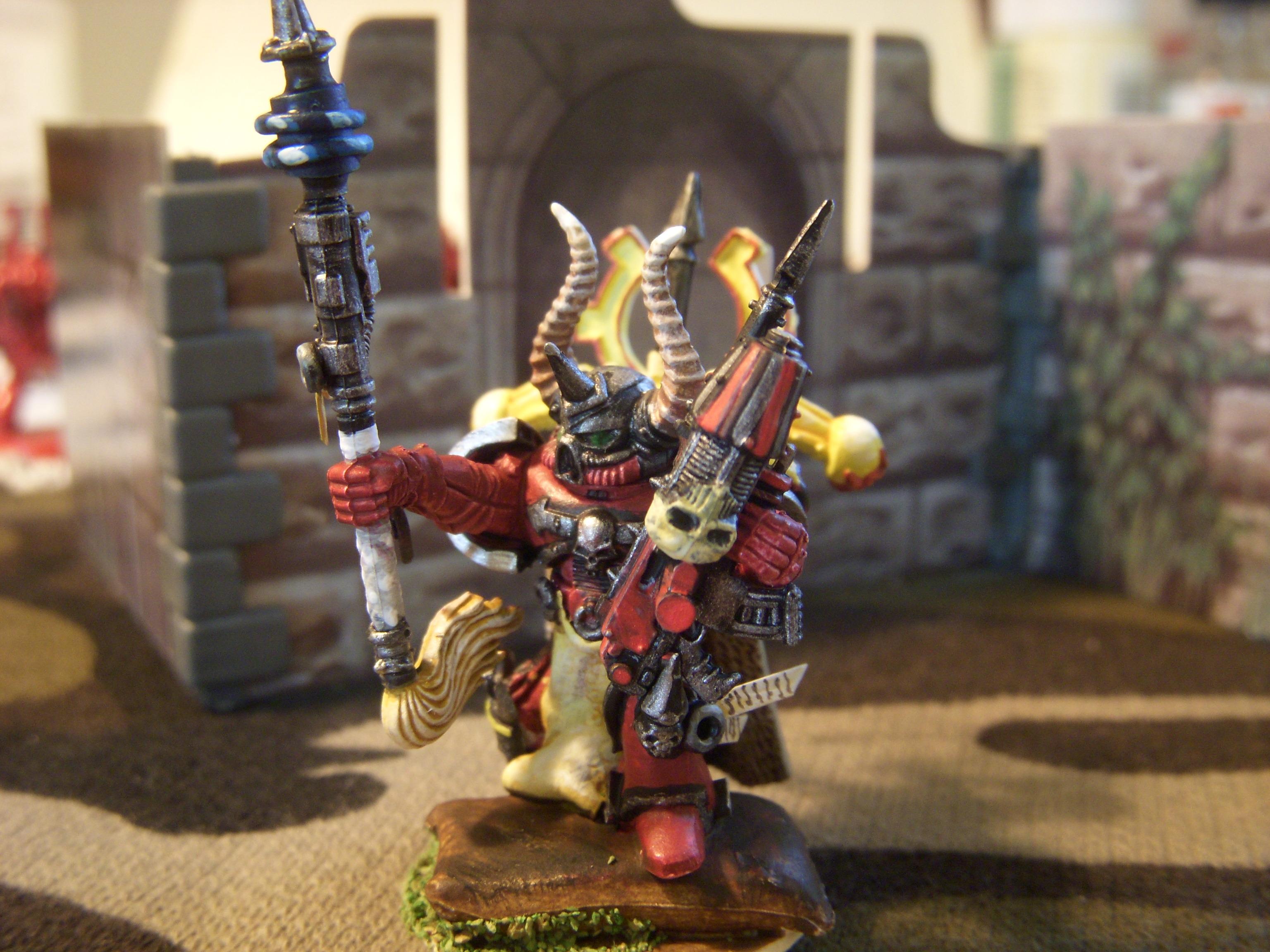 Chaos, Chaos Space Marines, Dark Apostle, Word Bearers, Work In Progress