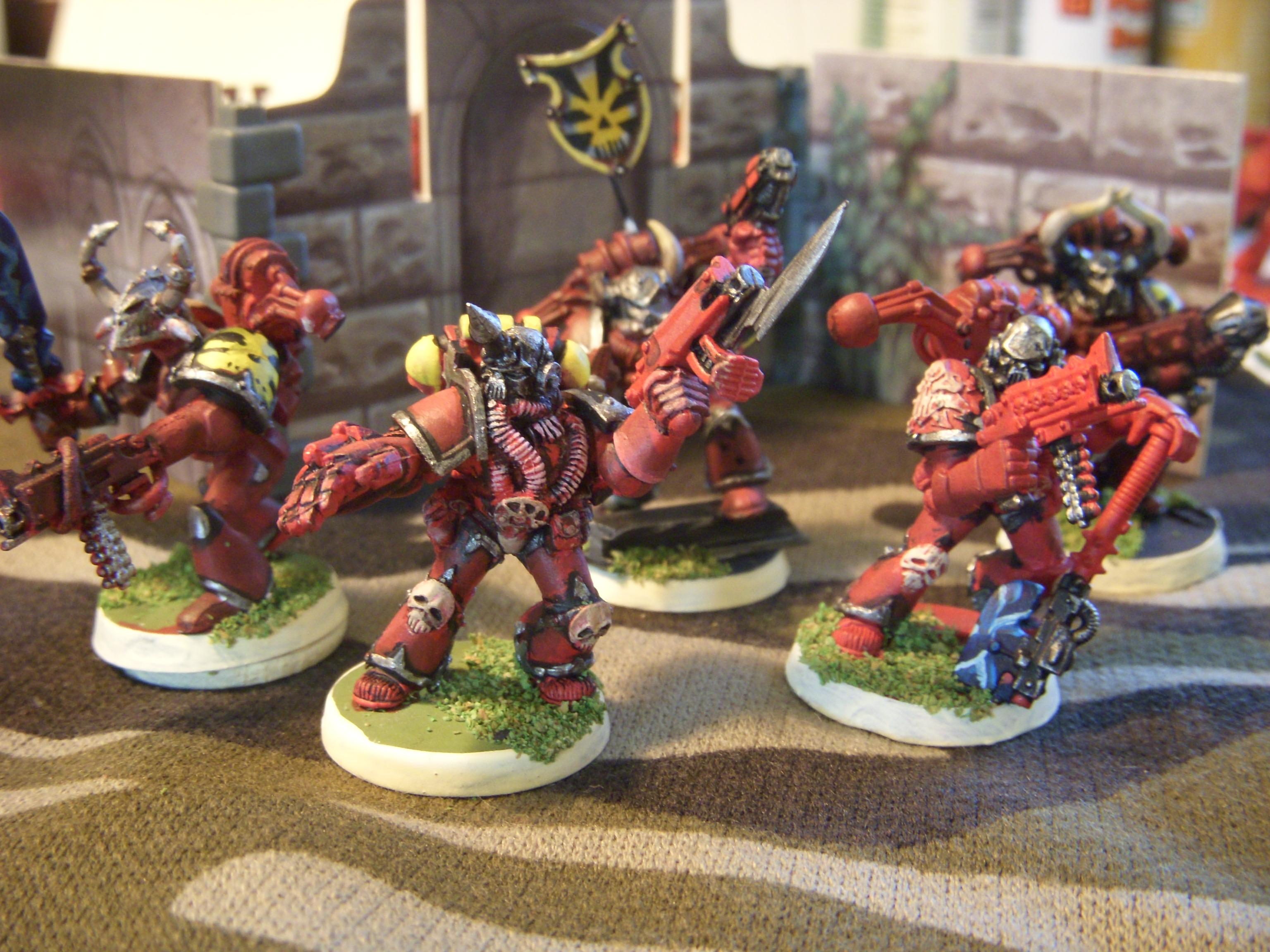 Chaos, Chaos Space Marines, Word Bearers, Work In Progress