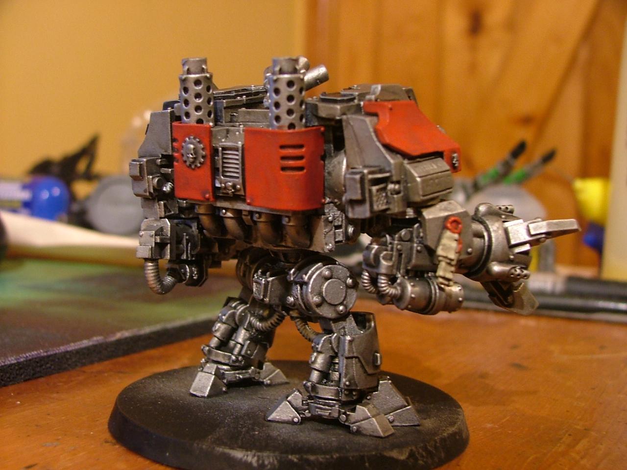 Dreadnought, Greyknights, Rear, Space Marines, Warhammer 40,000