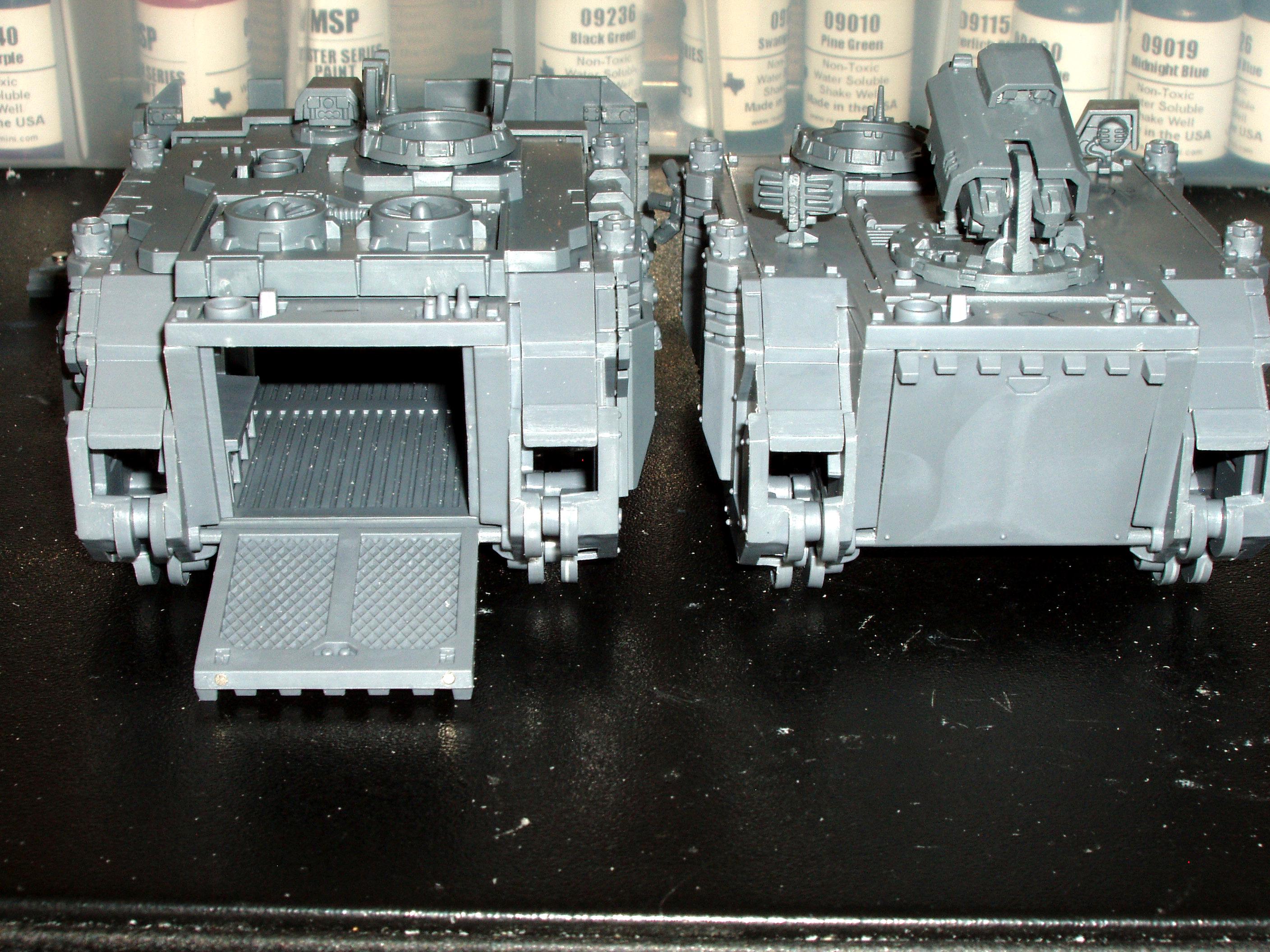 Predator, Razorback, Rhino, Vindicator