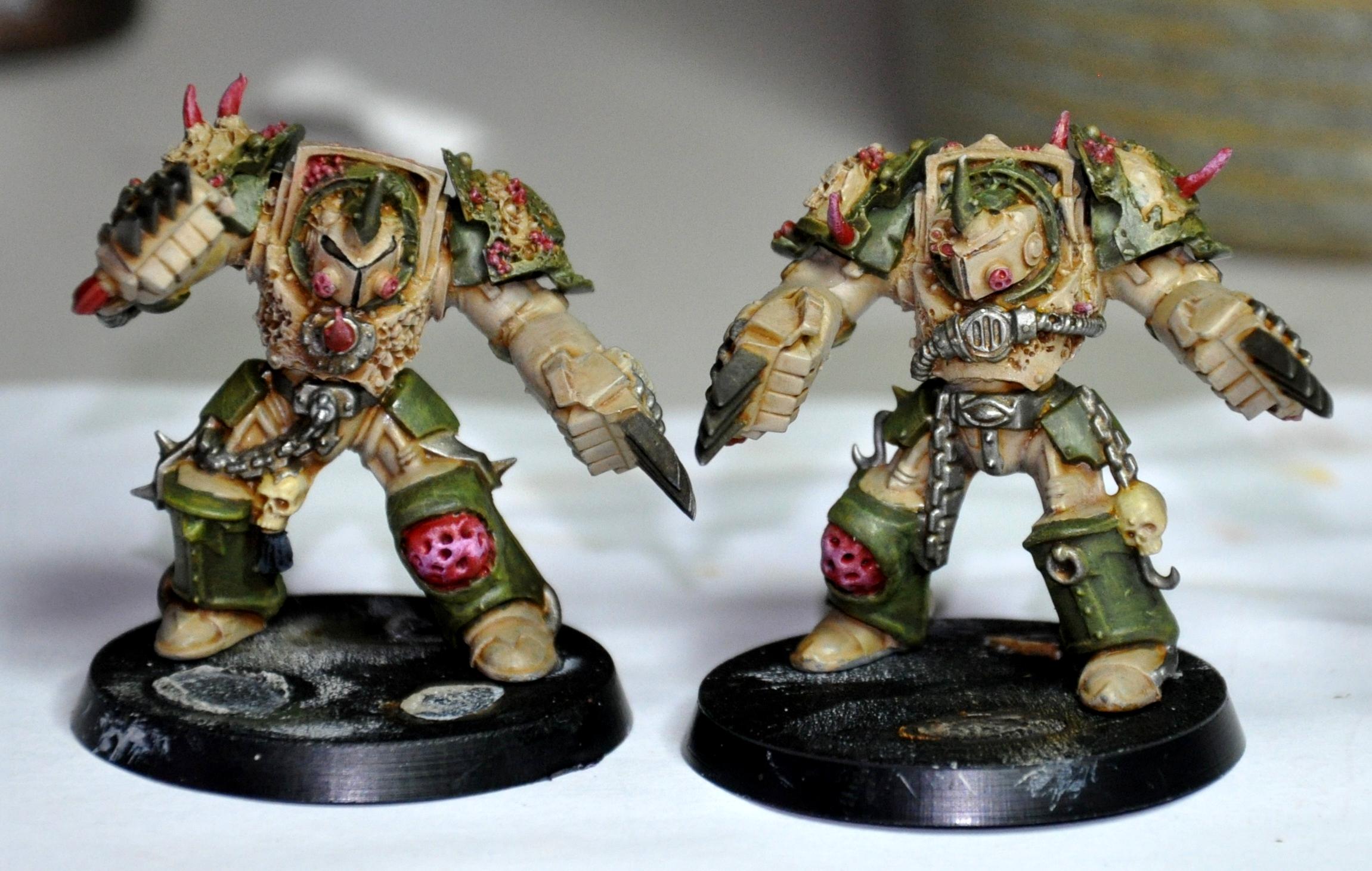 Chaos, Death Guard, Lightning Claws, Nurgle, Space Marines, Terminator Armor, Typhus