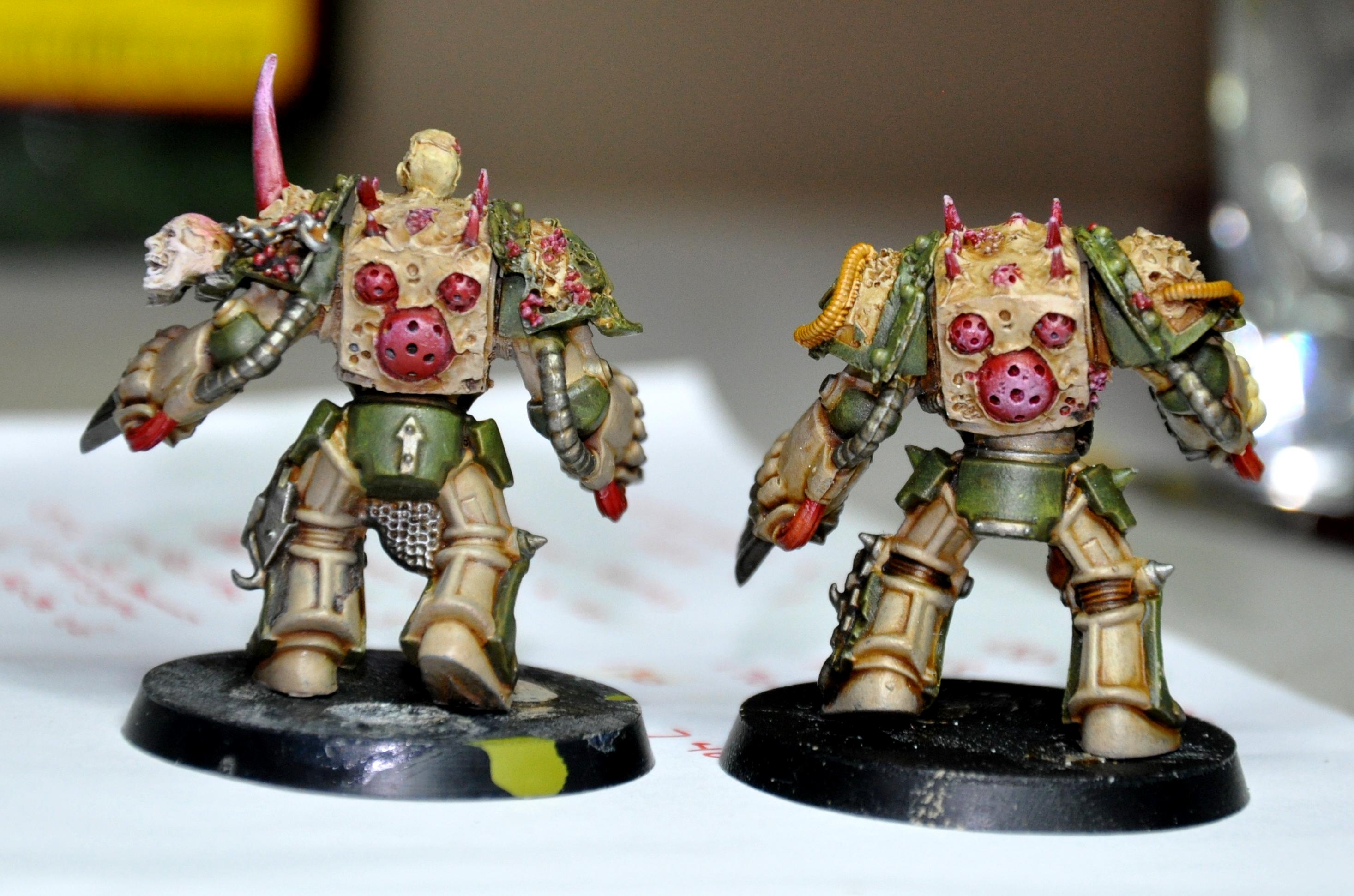 Chaos, Death Guard, Lightning Claws, Nurgle, Space Marines, Terminator Armor, Typhus