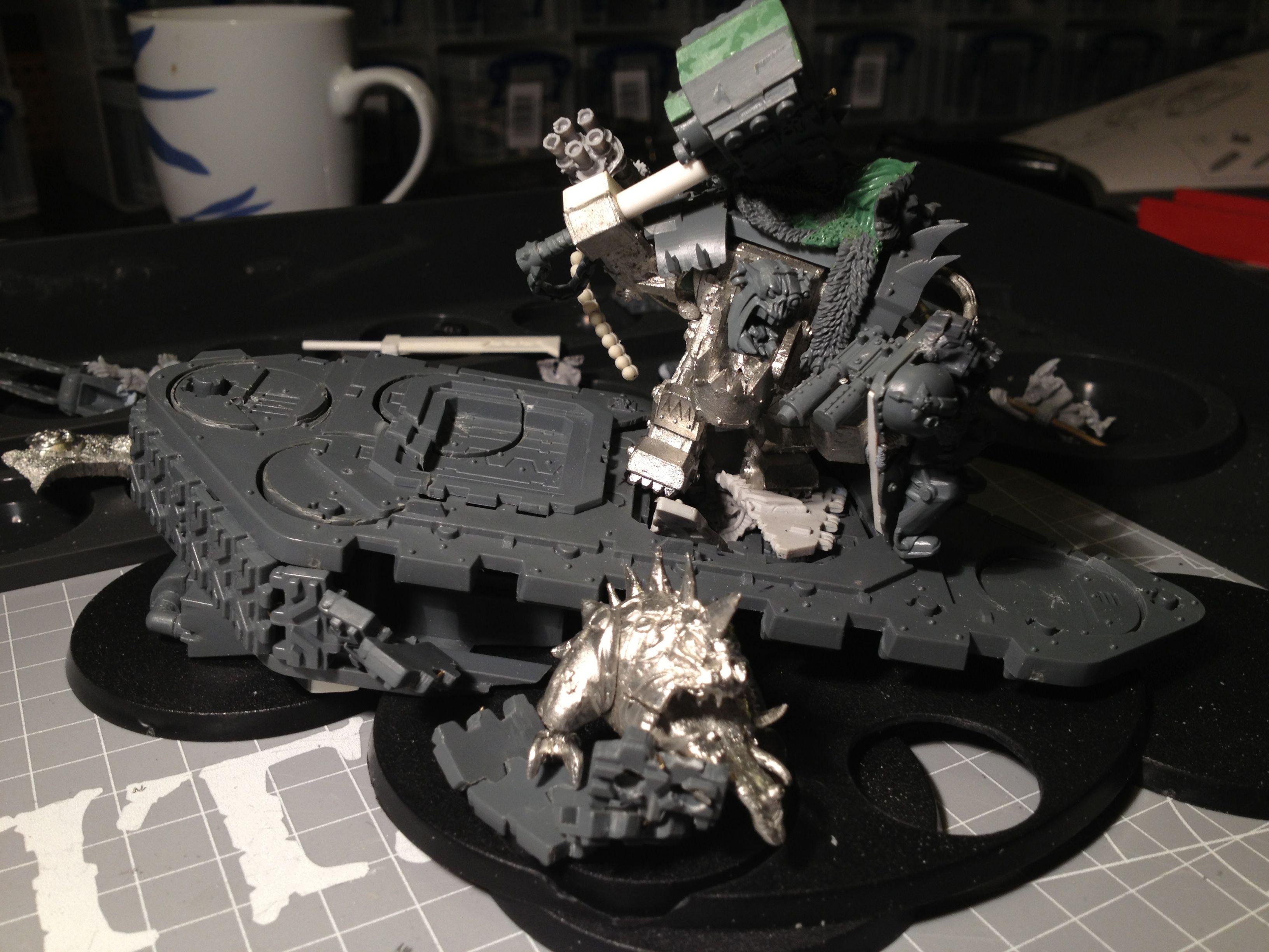 Attack Squig, Da Dark Angelz, Orks, Warboss