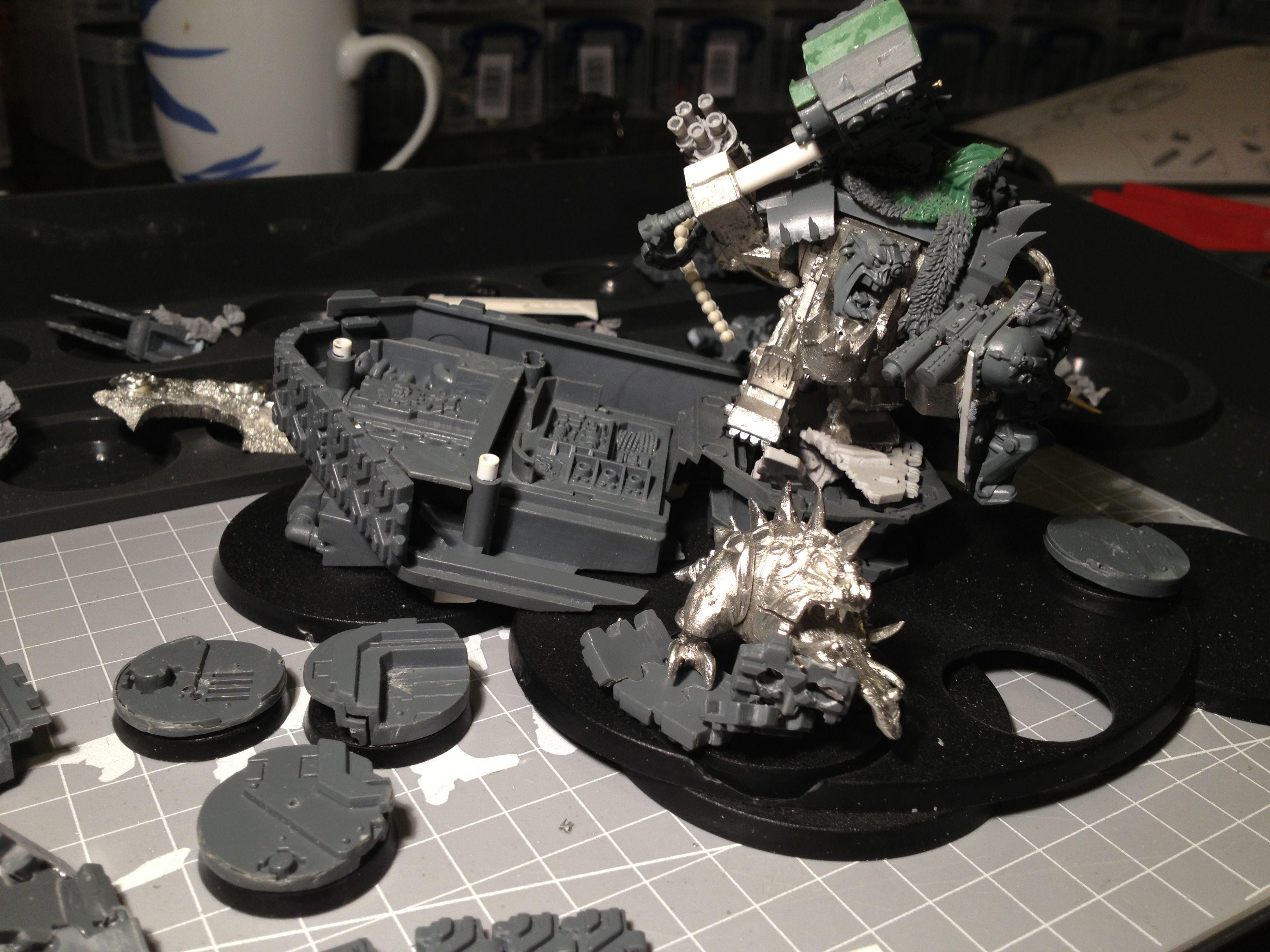 Attack Squig, Da Dark Angelz, Orks, Warboss