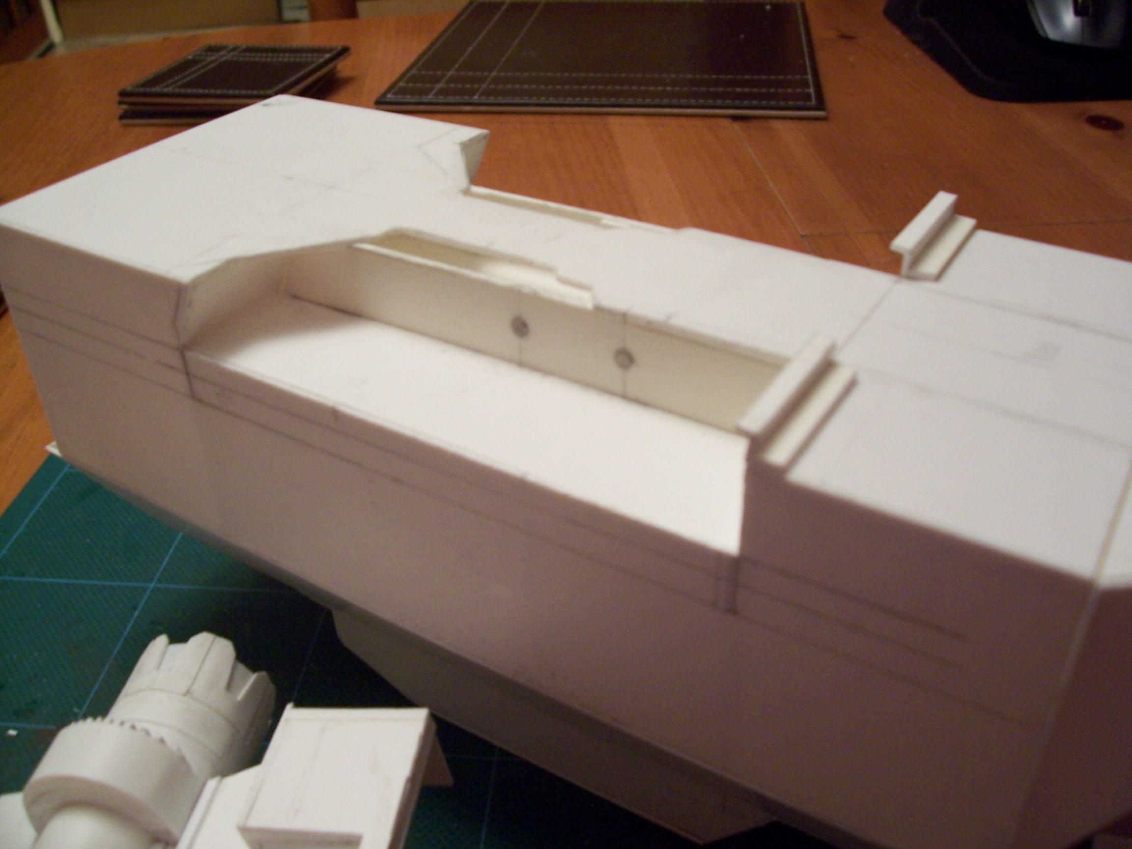 Gunship, Plasticard, Scratch Build, Thunderhawk, Work In Progress