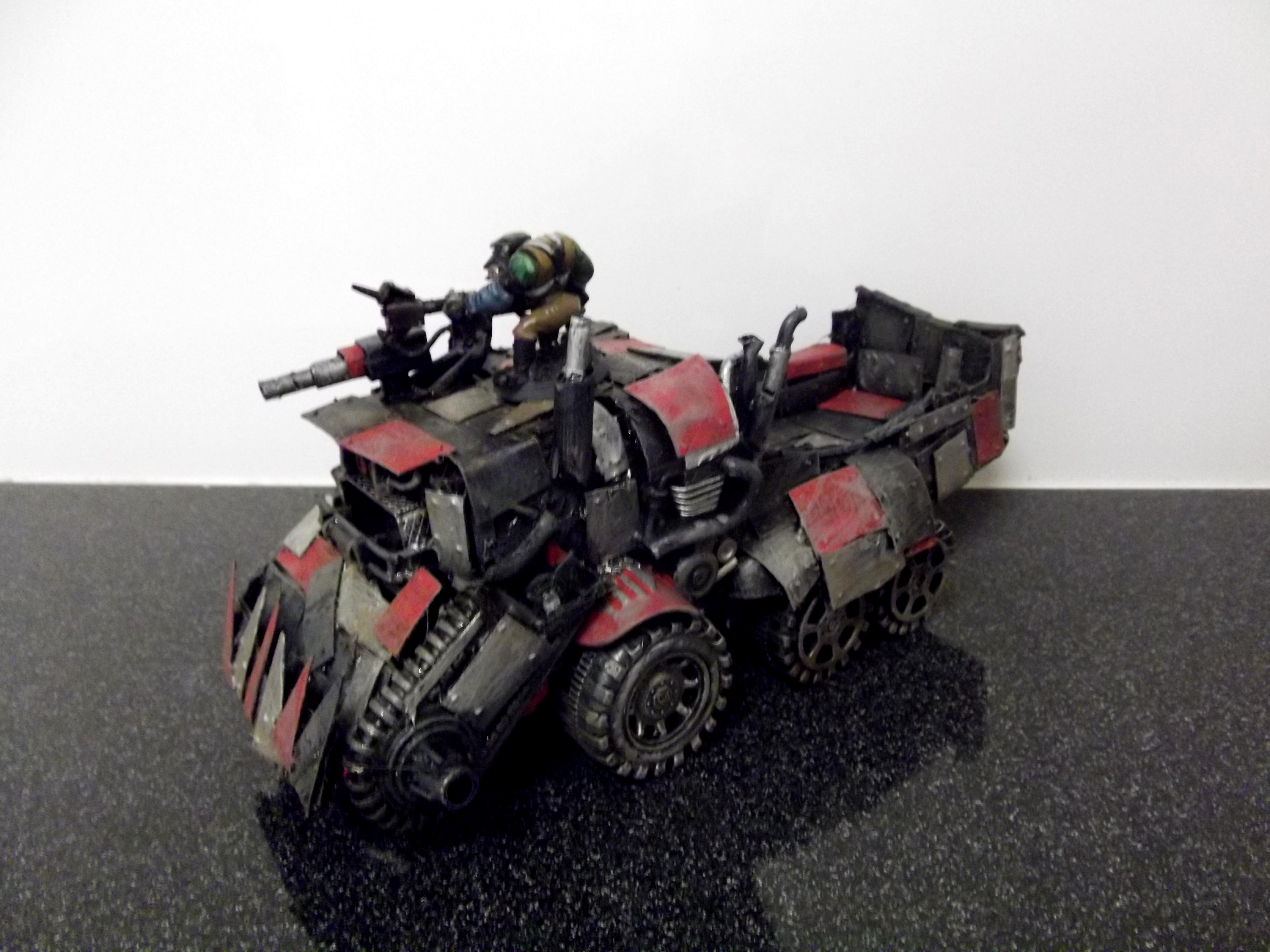 Battlewagon, Big Shoota, Conversion, Deffrolla, Orks, Scratch Build, Trukk, Wagon