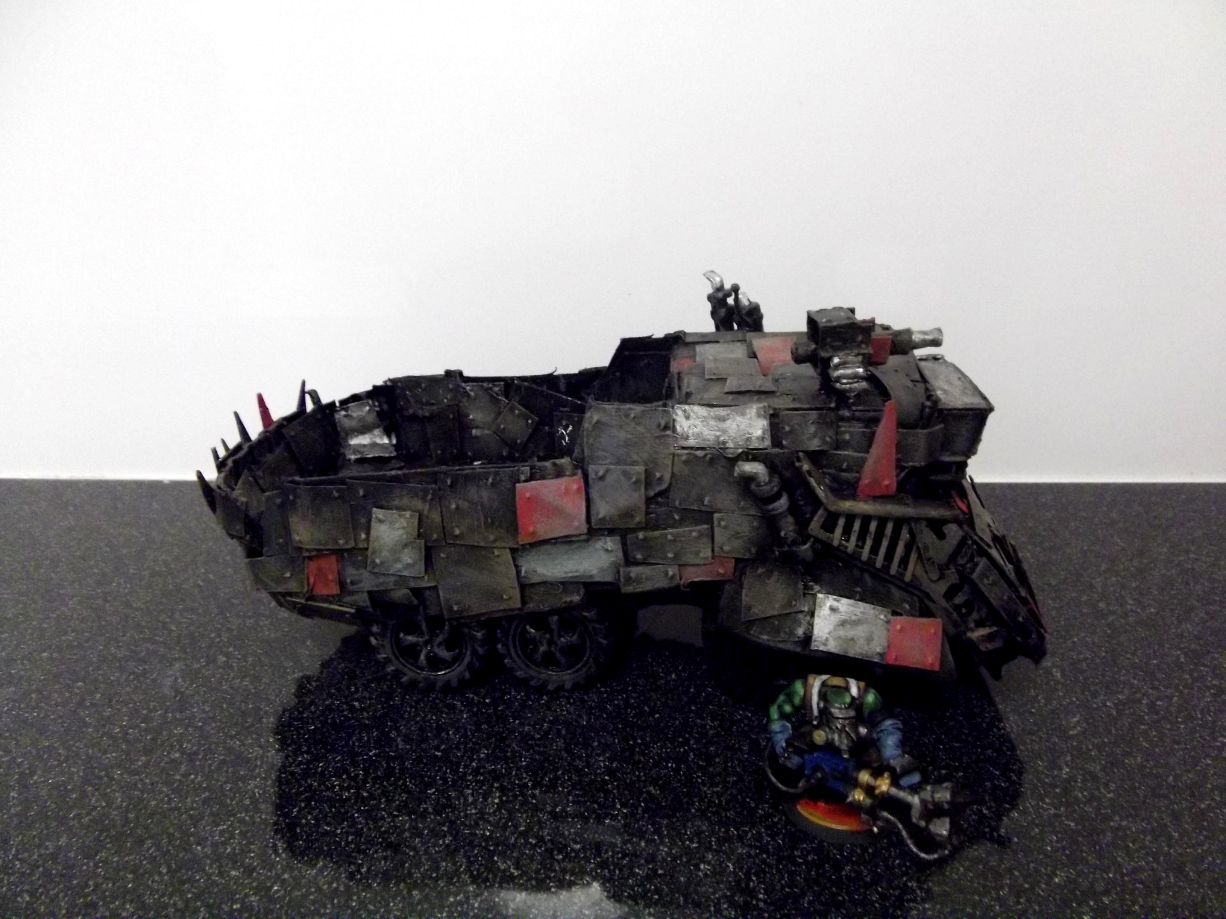 Battlewagon, Big Shoota, Conversion, Deffrolla, Orks, Scratch Build, Trukk, Wagon