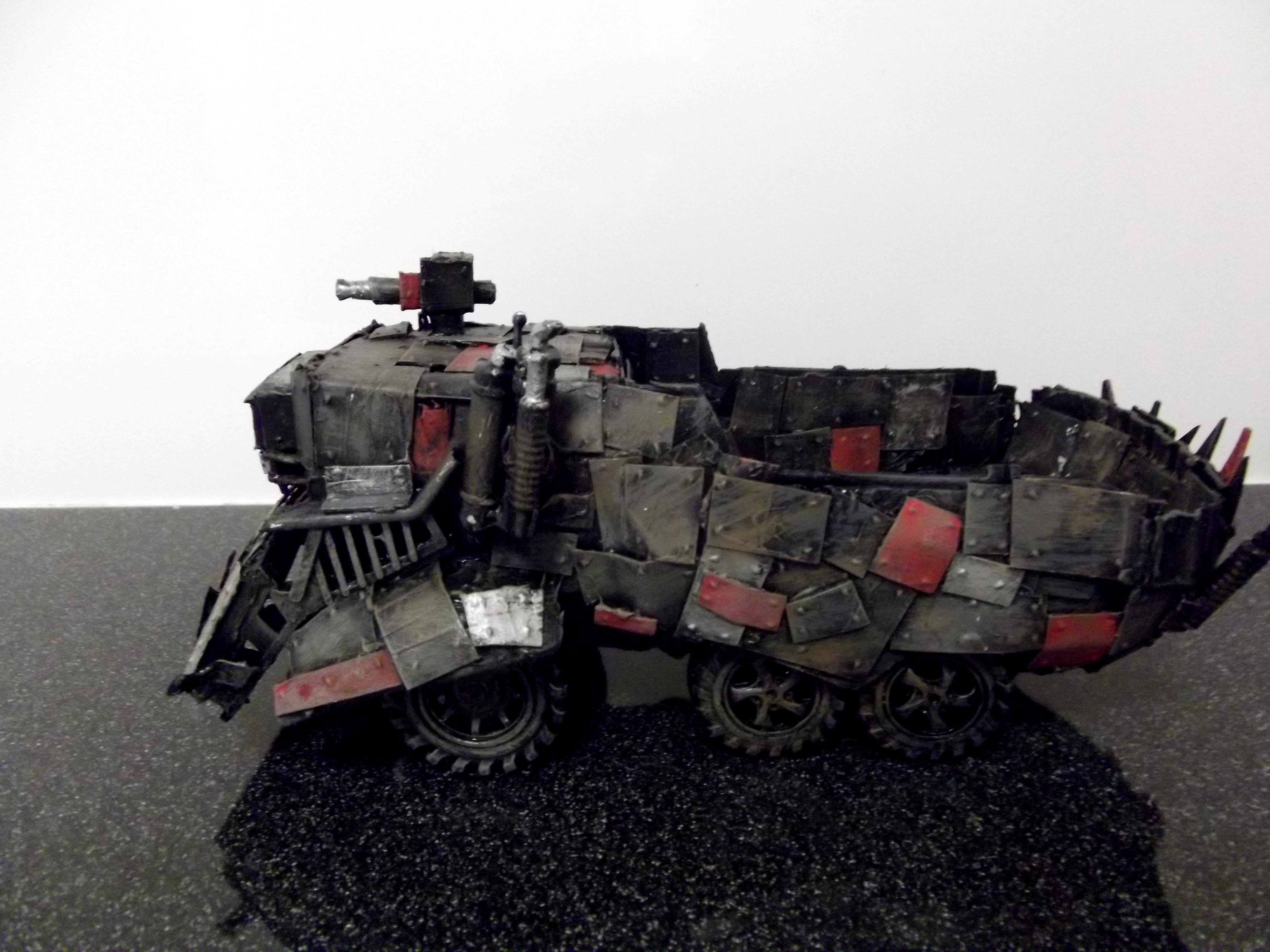Battlewagon, Big Shoota, Conversion, Deffrolla, Orks, Scratch Build, Trukk, Wagon