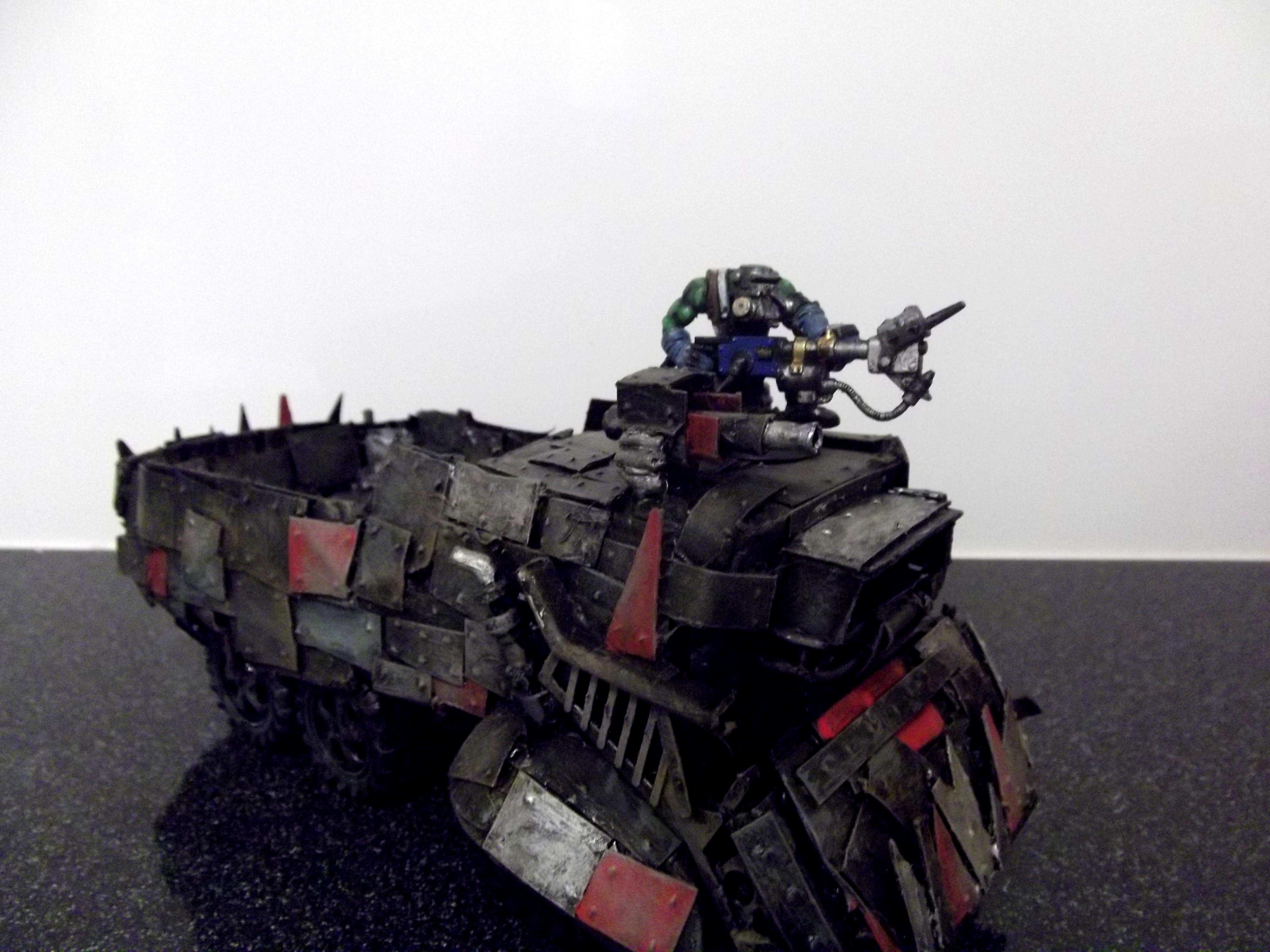 Battlewagon, Big Shoota, Conversion, Deffrolla, Orks, Scratch Build, Trukk, Wagon