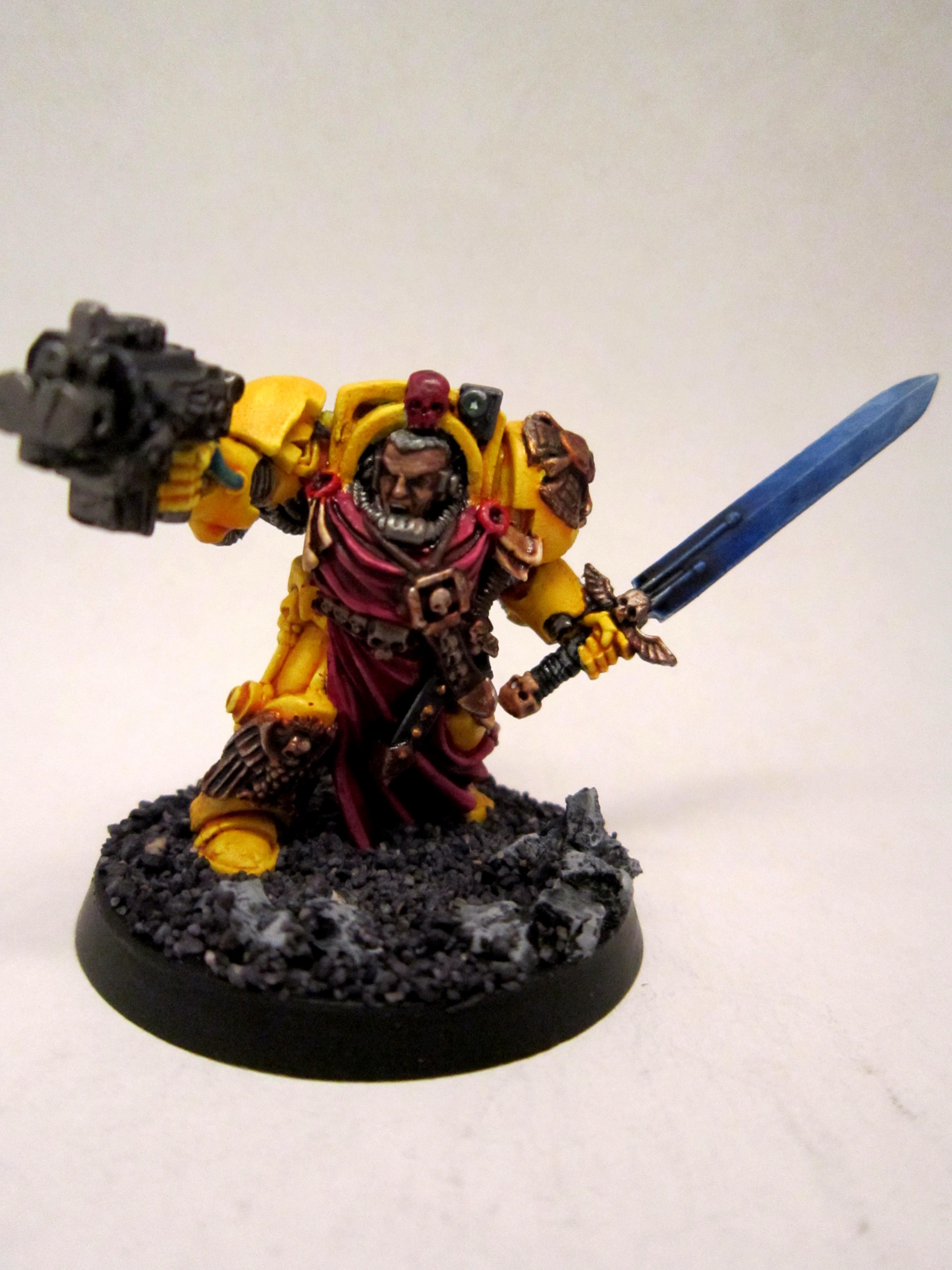 Captain, Imperial Fists, Terminator Armor, Yellow