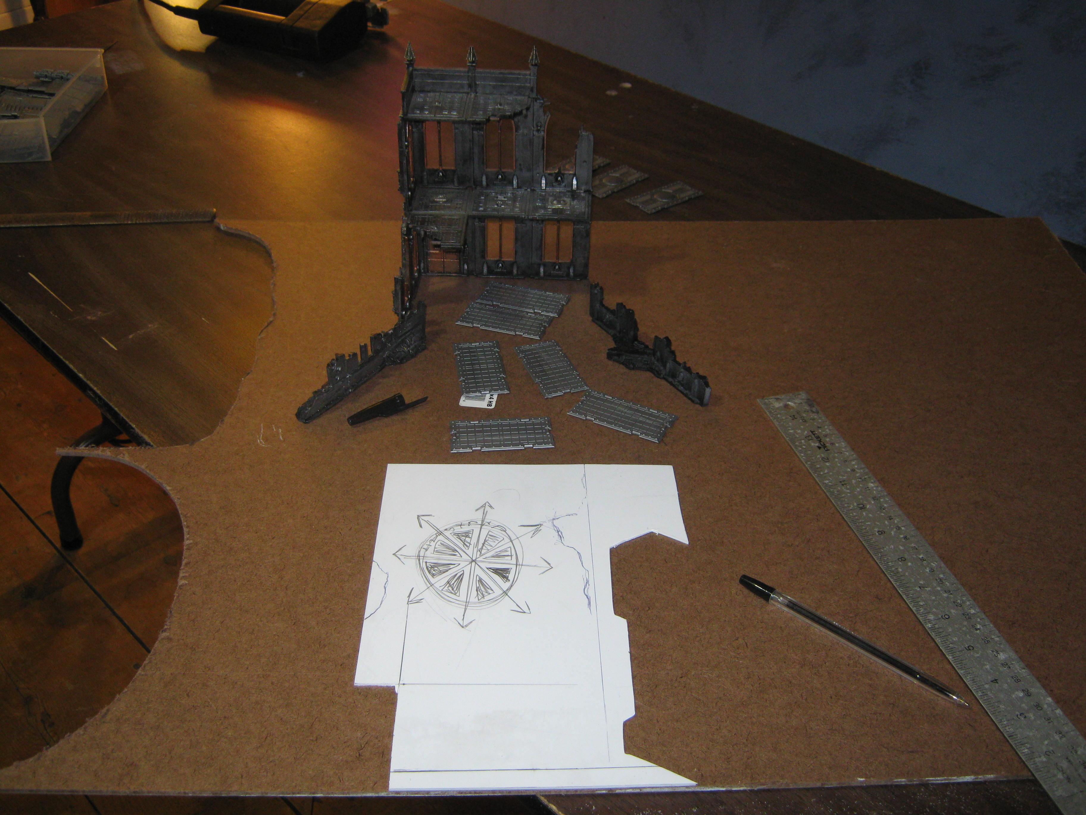Conversion, Imperial Sector, Ruins, Terrain, Warhammer 40,000