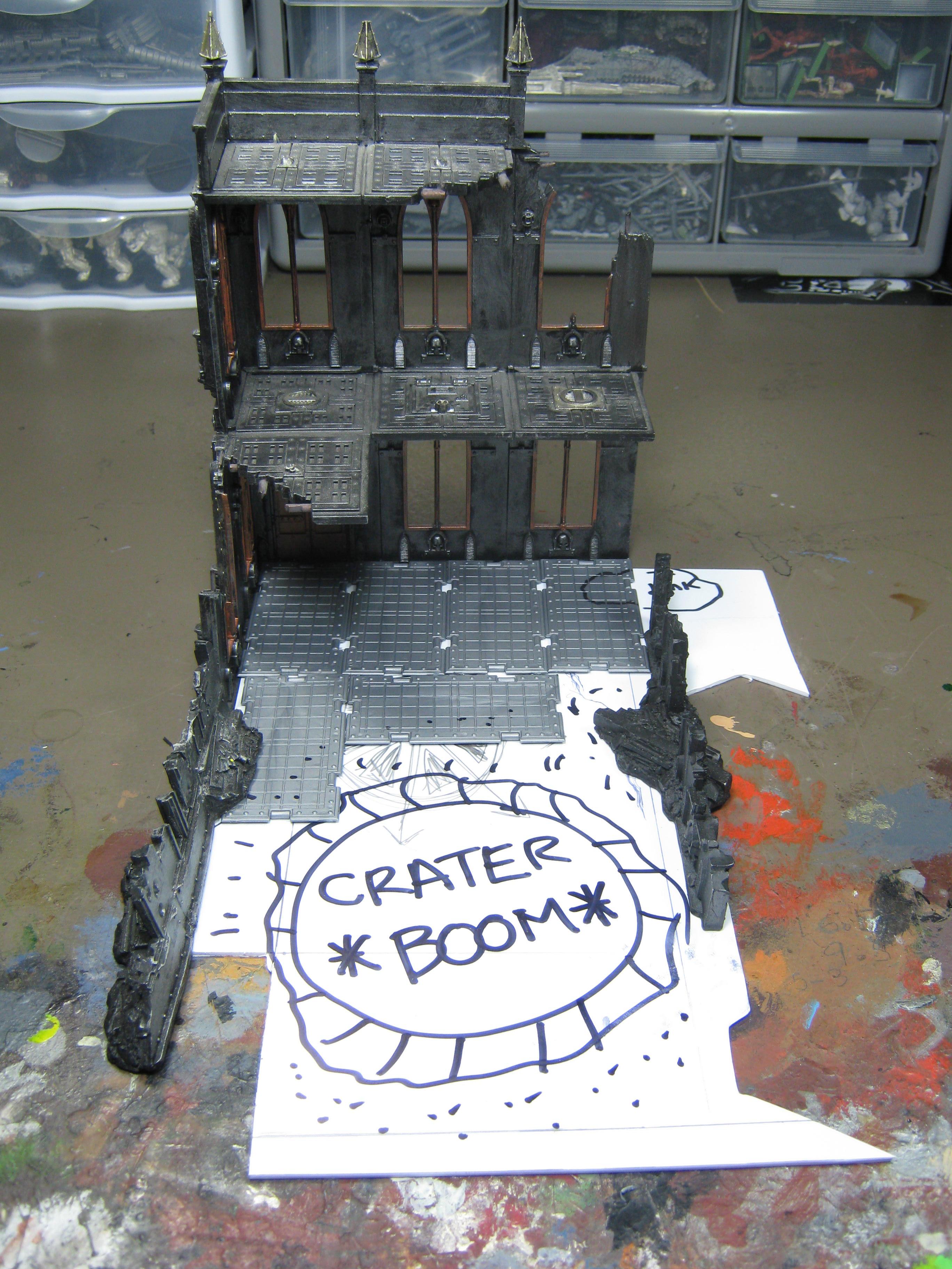 Conversion, Imperial Sector, Ruins, Terrain, Warhammer 40,000