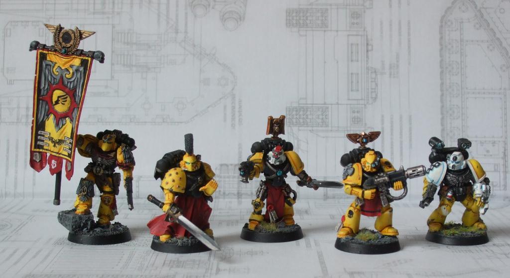 Banner, Command Squad, Loyalist, Power Armour, Space Marines