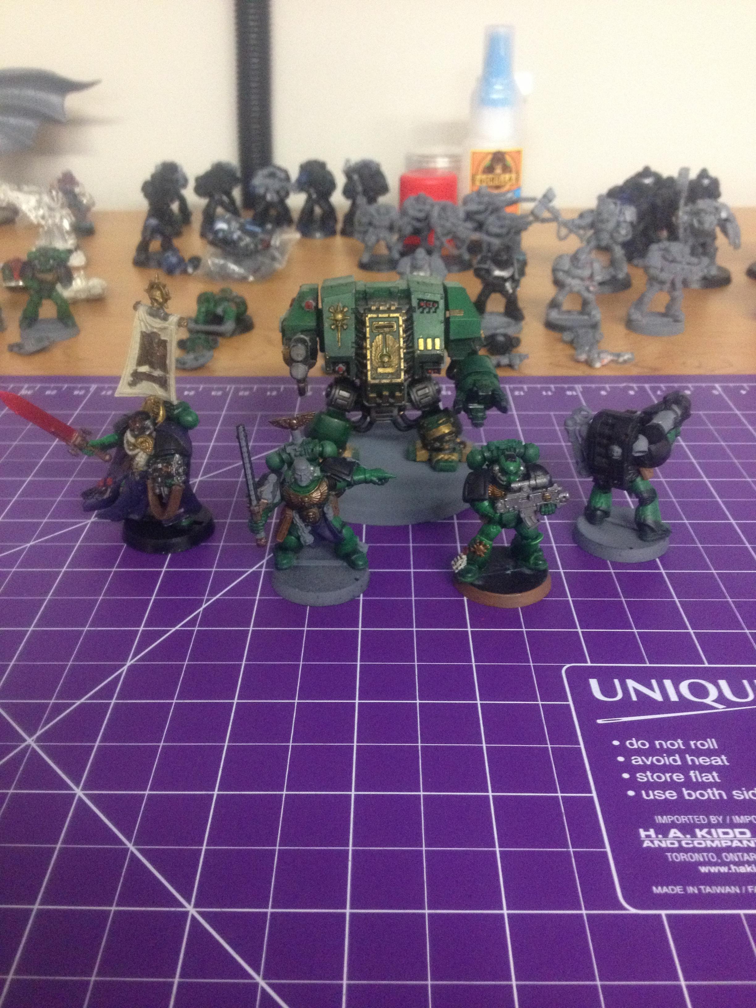 A small look at how my Marines will be modelled, the scheme will improve in time