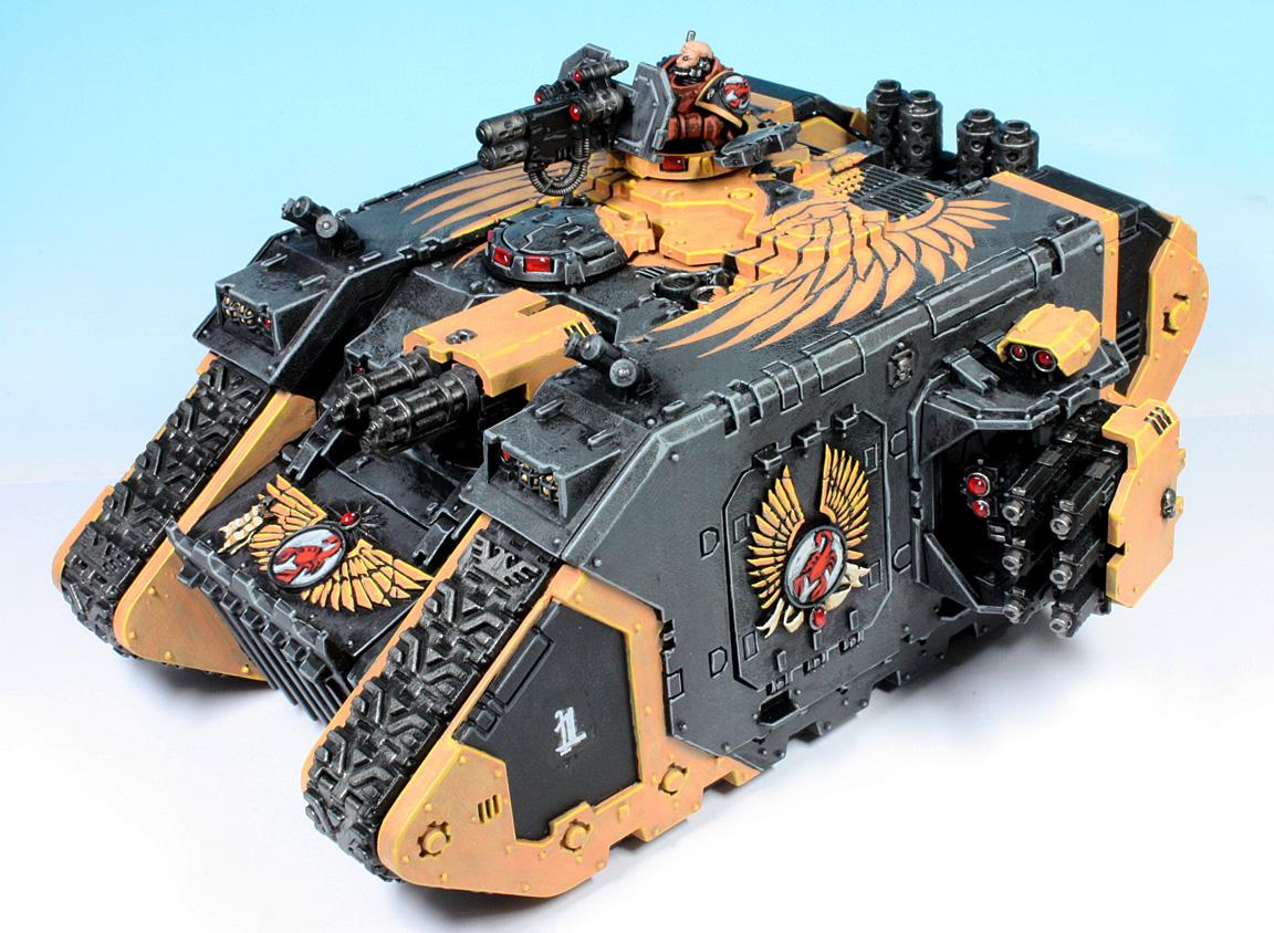 Land Raider, Red Scorpions, Space Marines