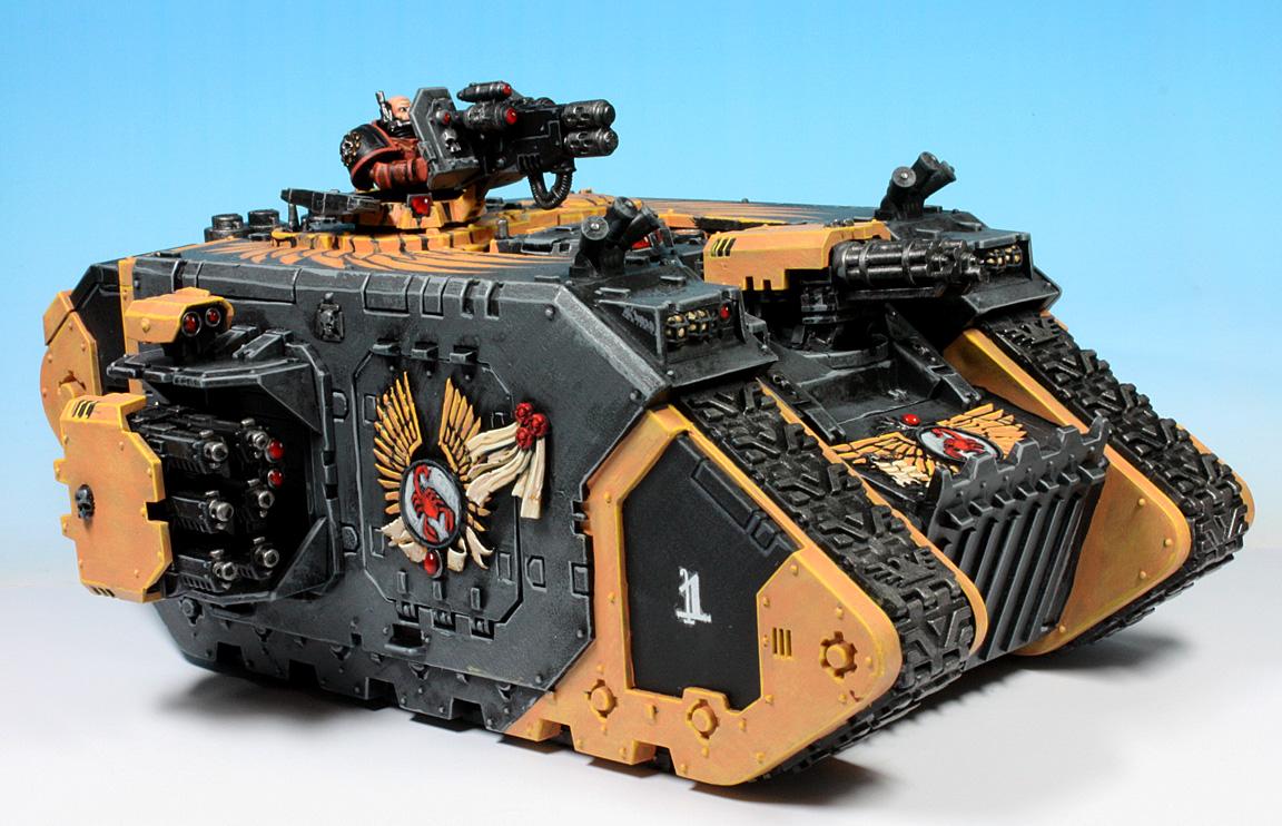 Land Raider, Red Scorpions, Space Marines
