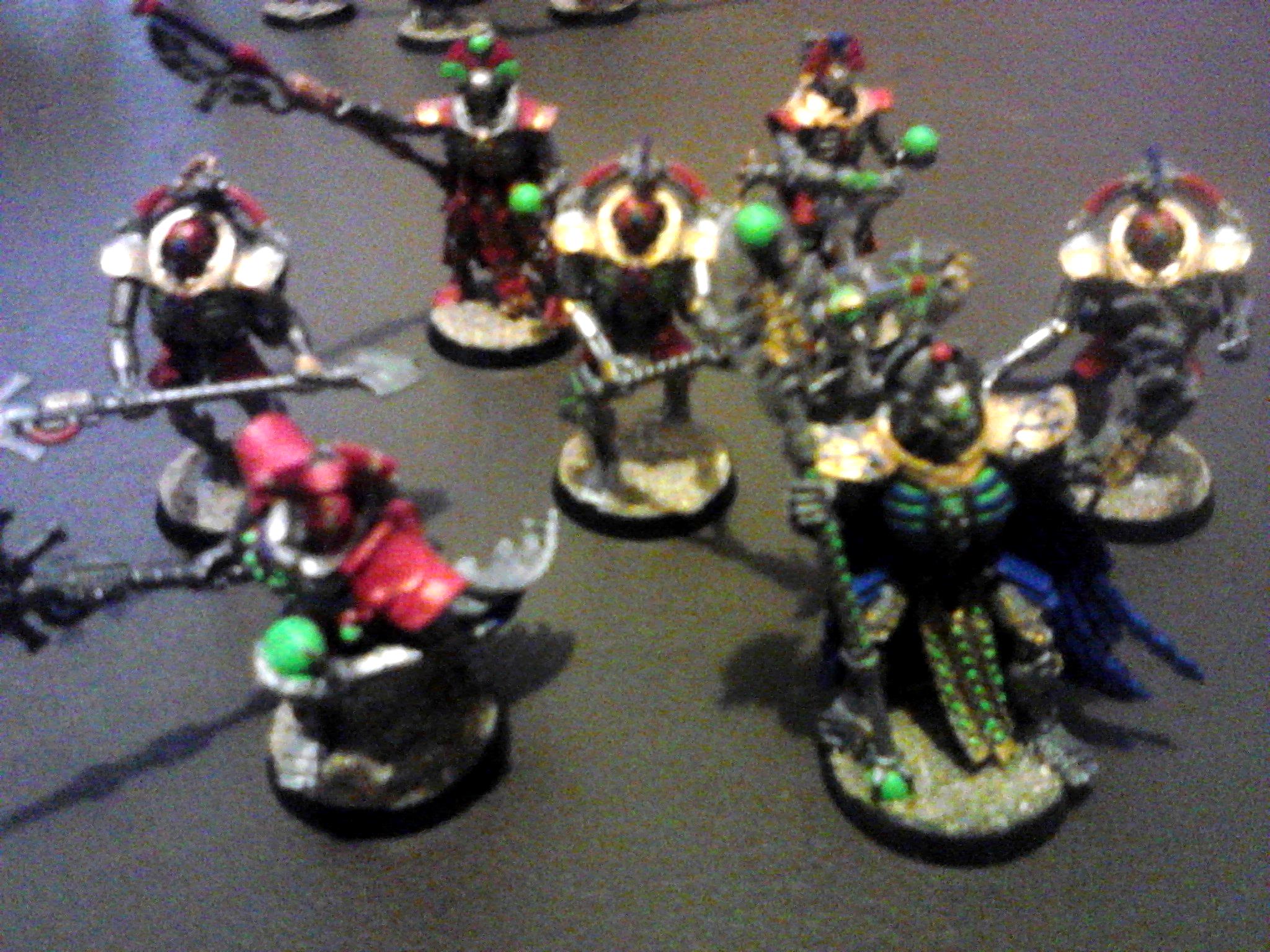 Imotekh, Necron Overlord, 3 Crypteks and 2 Necron Lords