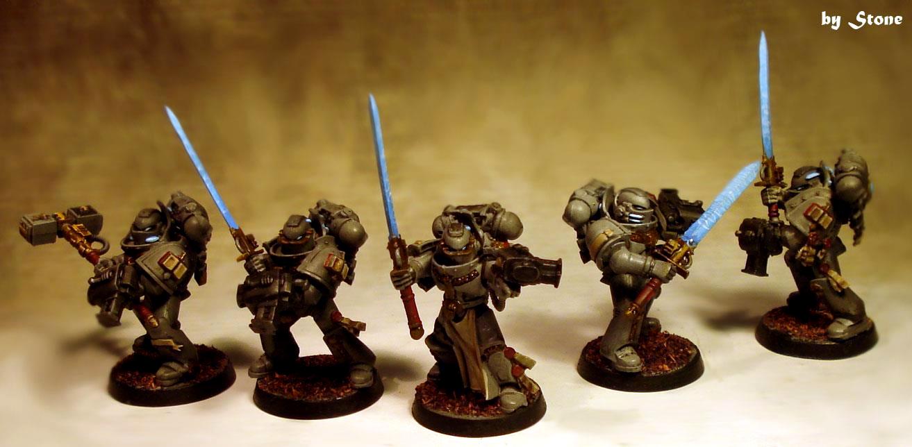 Grey, Knights, Space, Space Marines, Squad, Strike