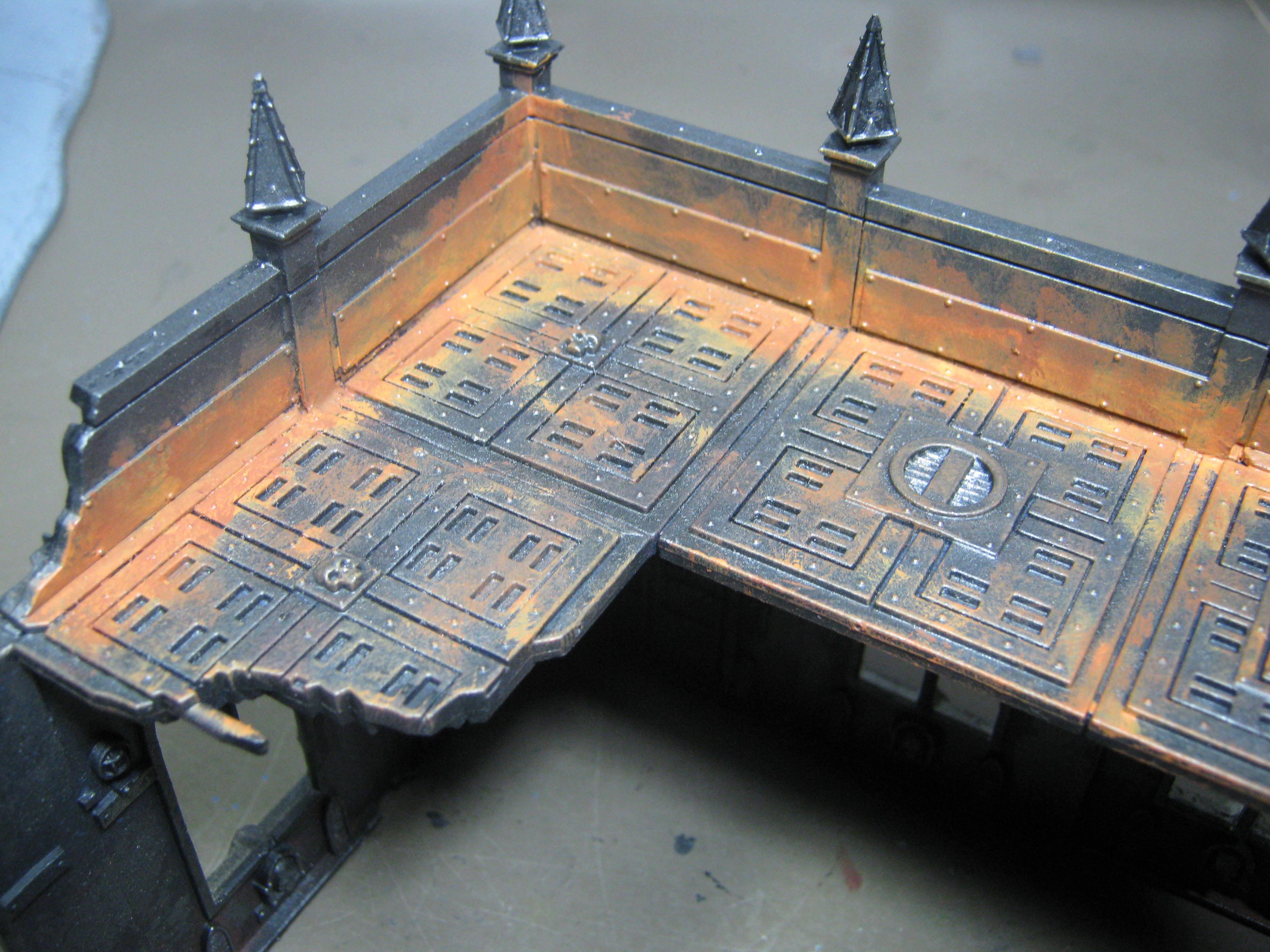 Conversion, Imperial Sector, Ruins, Rust, Terrain, Warhammer 40,000