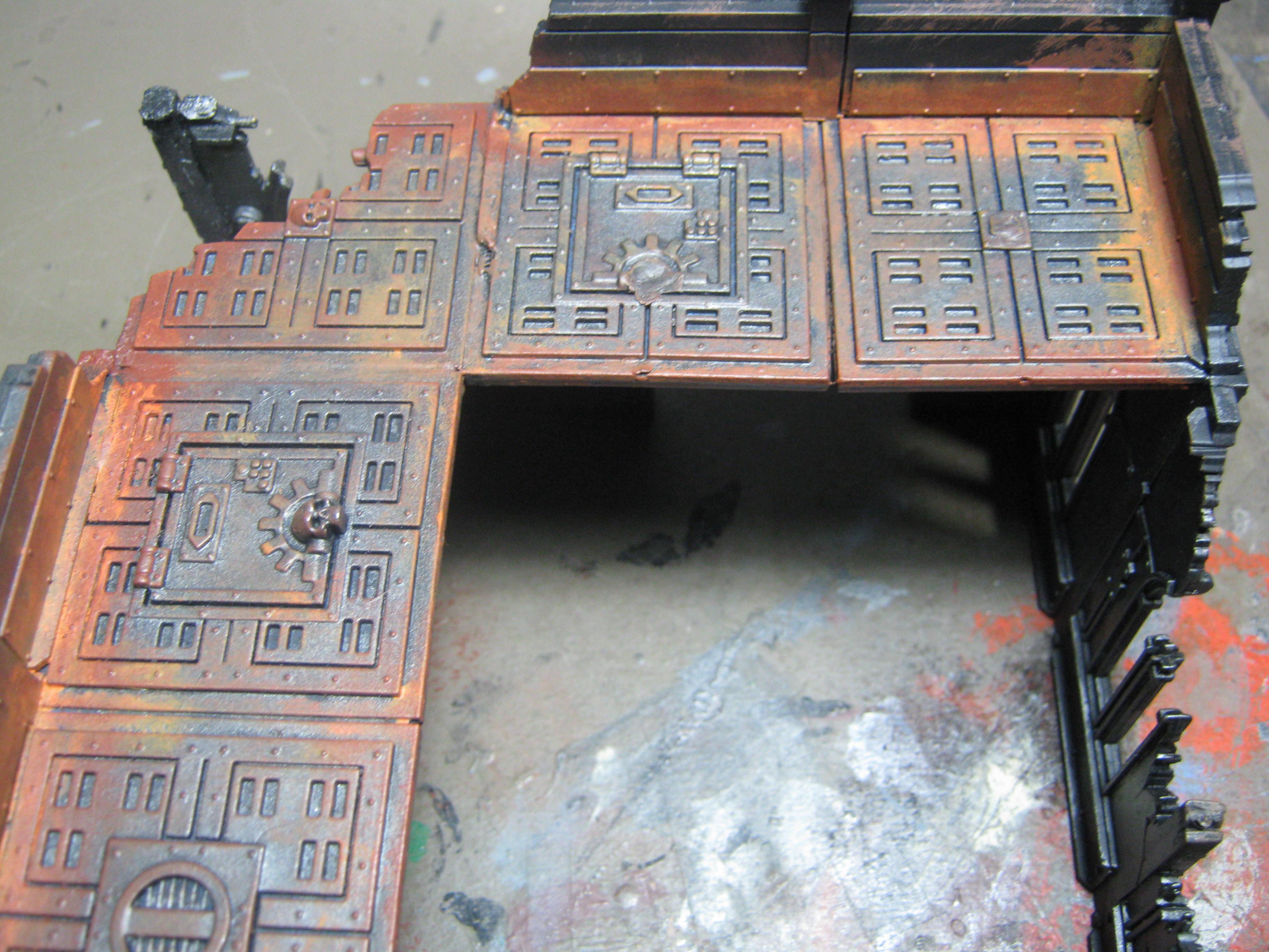 Conversion, Imperial Sector, Ruins, Rust, Terrain, Warhammer 40,000